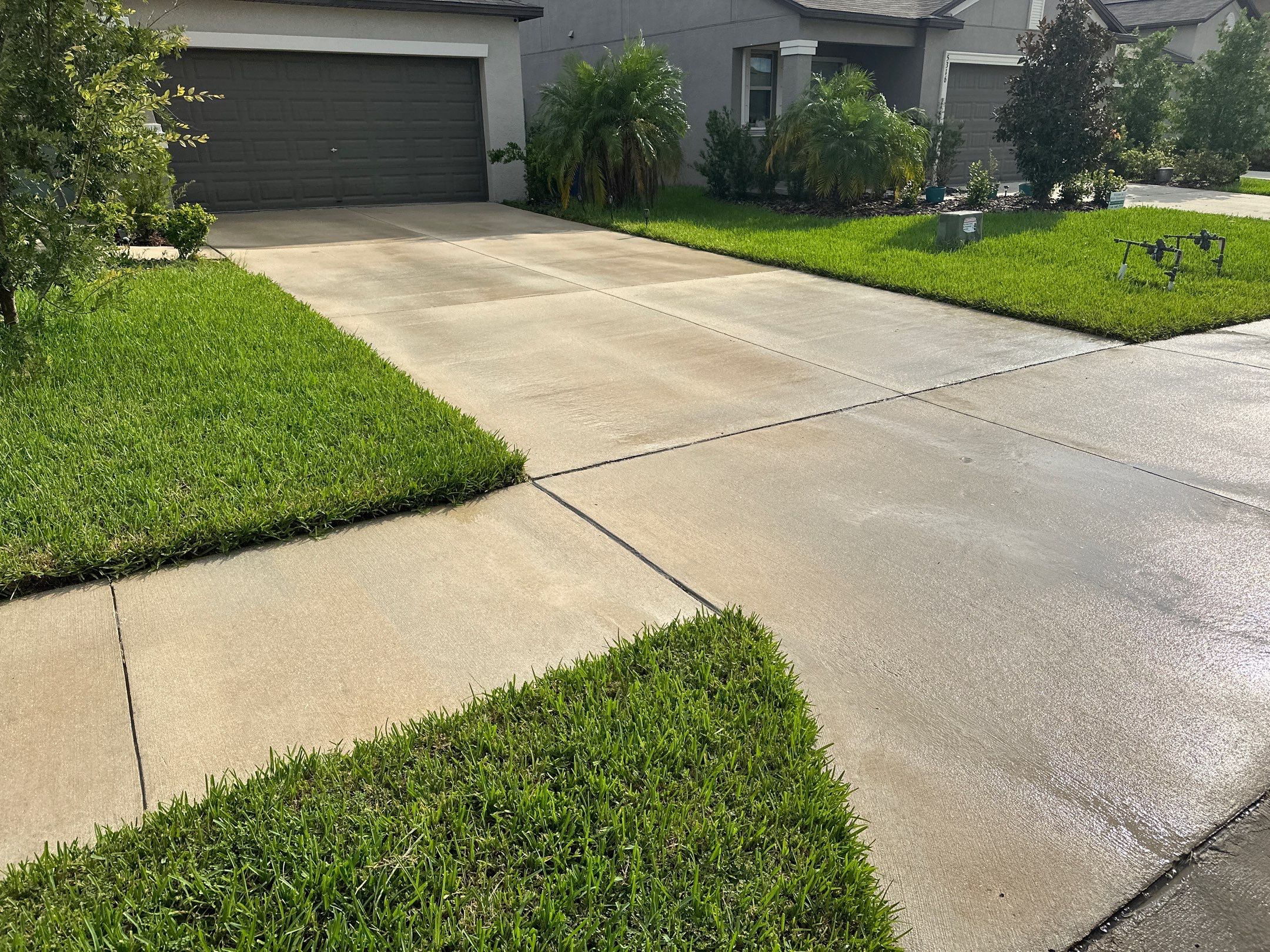 🚿 Concrete Driveway, Sidewalk & Entryway Cleaning – Trevesta Community, Palmetto, FL by Sunshine AquaWash