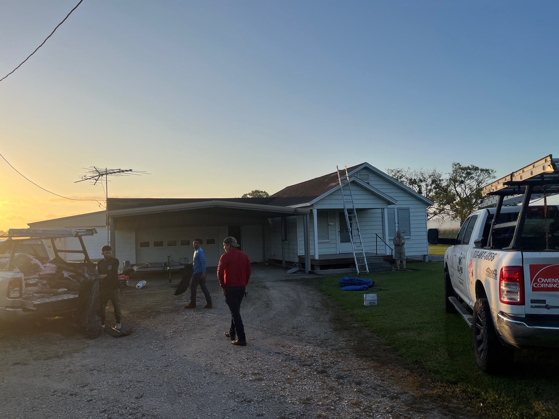 Residential Roofing Installation using Owen's Corning Duration (Lifetime) Shingles by Roof Repair Company