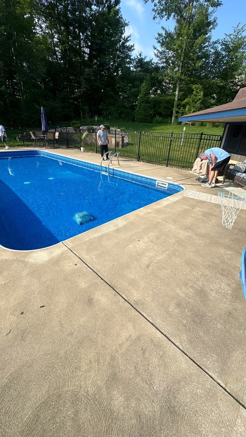 Oxford Pool Deck Project in Baden by Floors in a Day, Inc