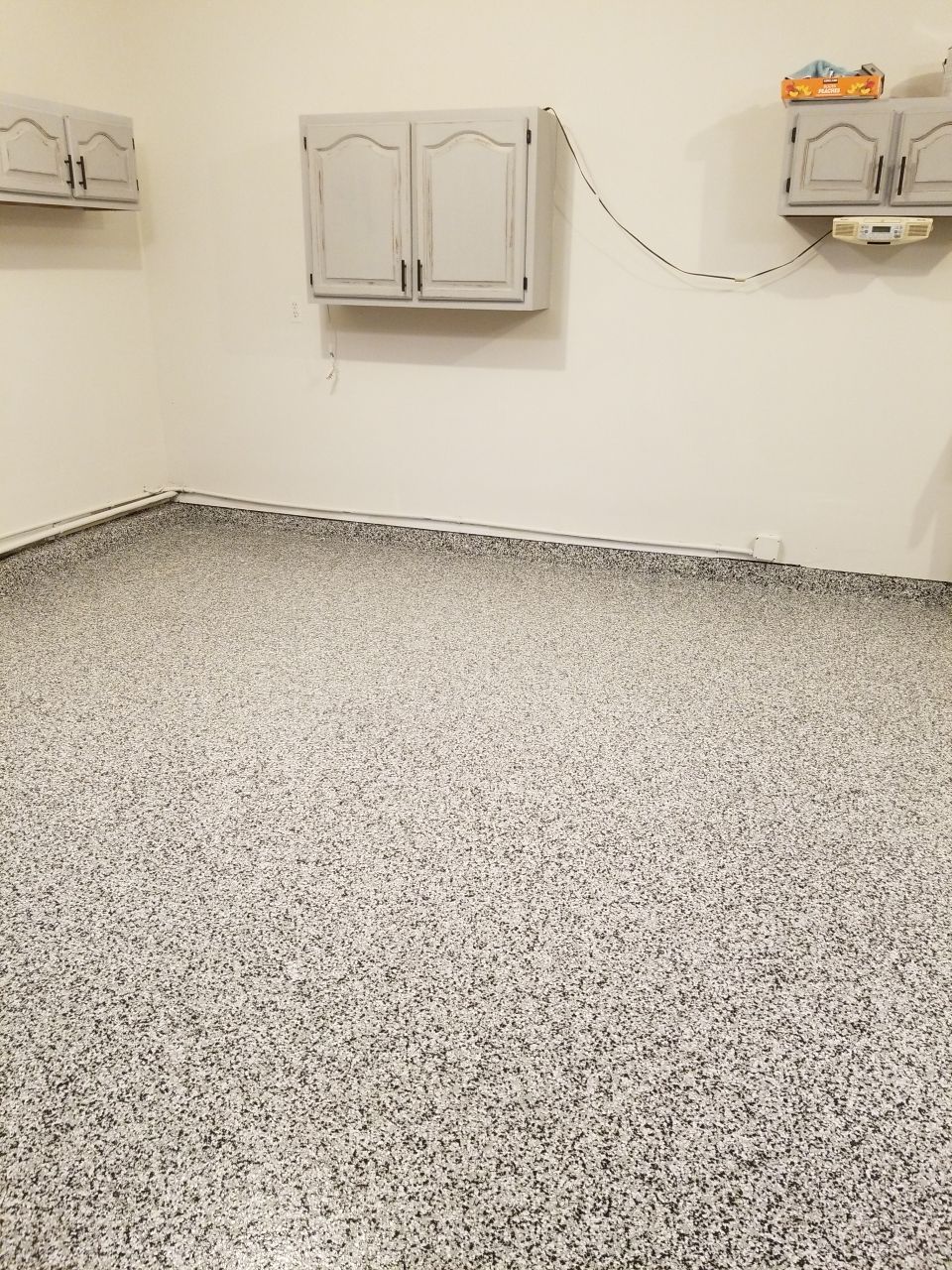 Garage Floor in Domino by Spectrum Painting, LLC