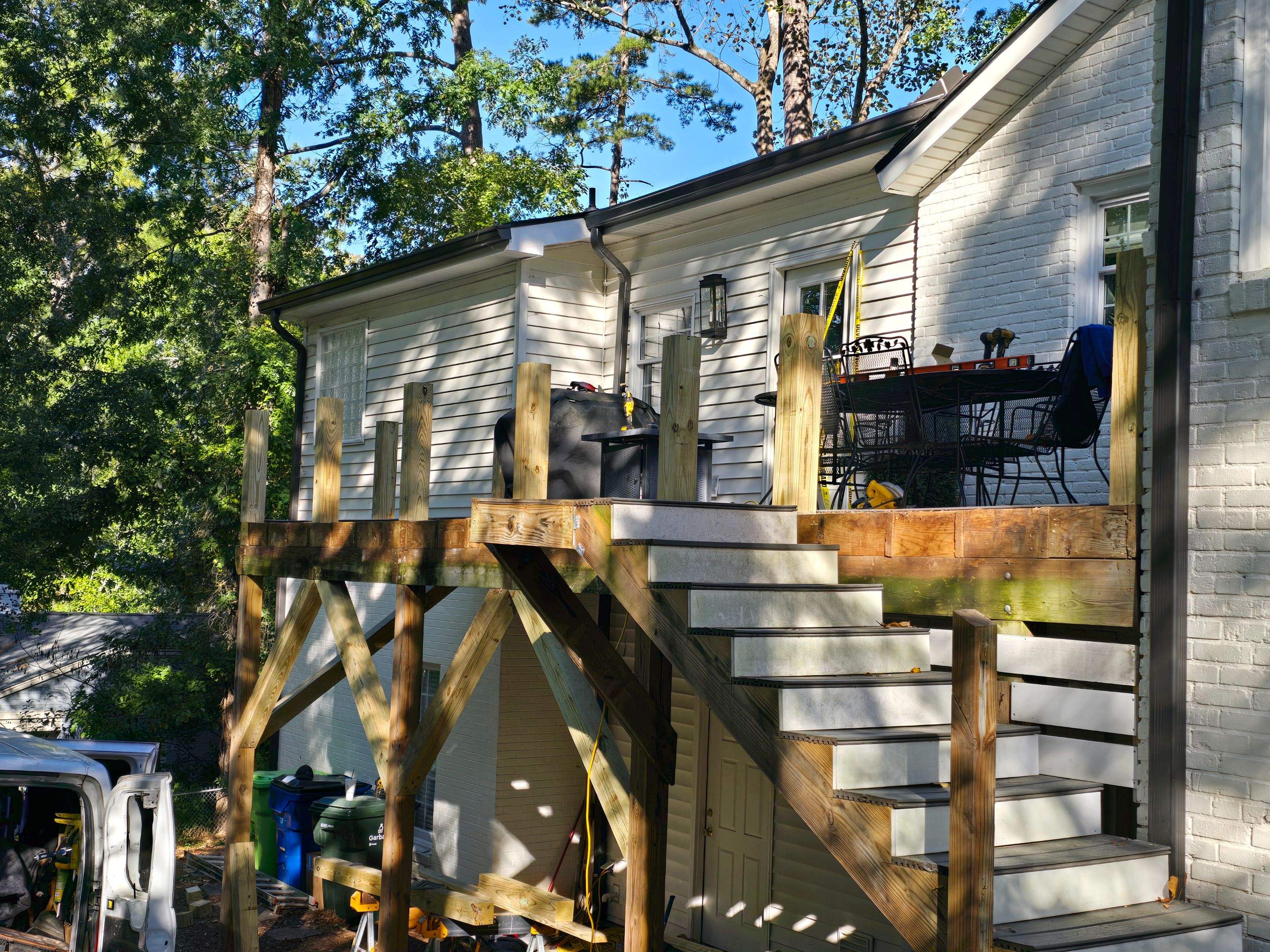 Custom Railings, Deck Support Installation, and Professional Deck Painting by Billy Weatherspoon Contractor