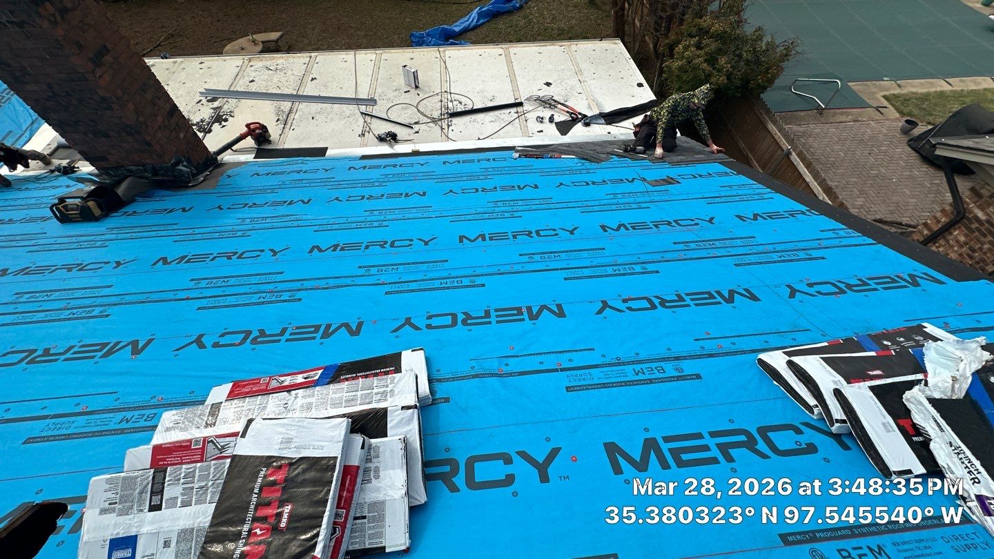 Project in Oklahoma City by Icon Roofing And Construction