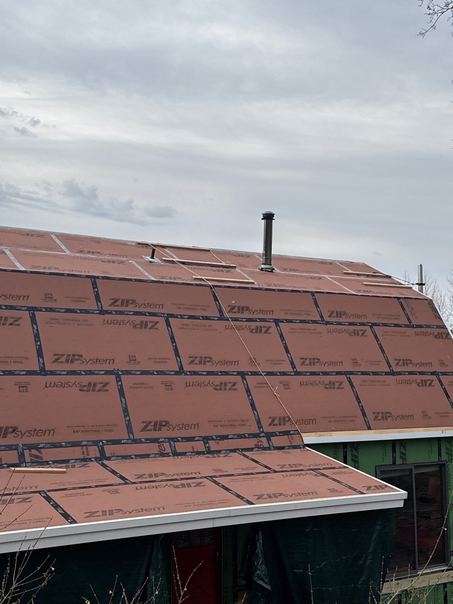 Red Metal roof in Copake by roberts roofing
