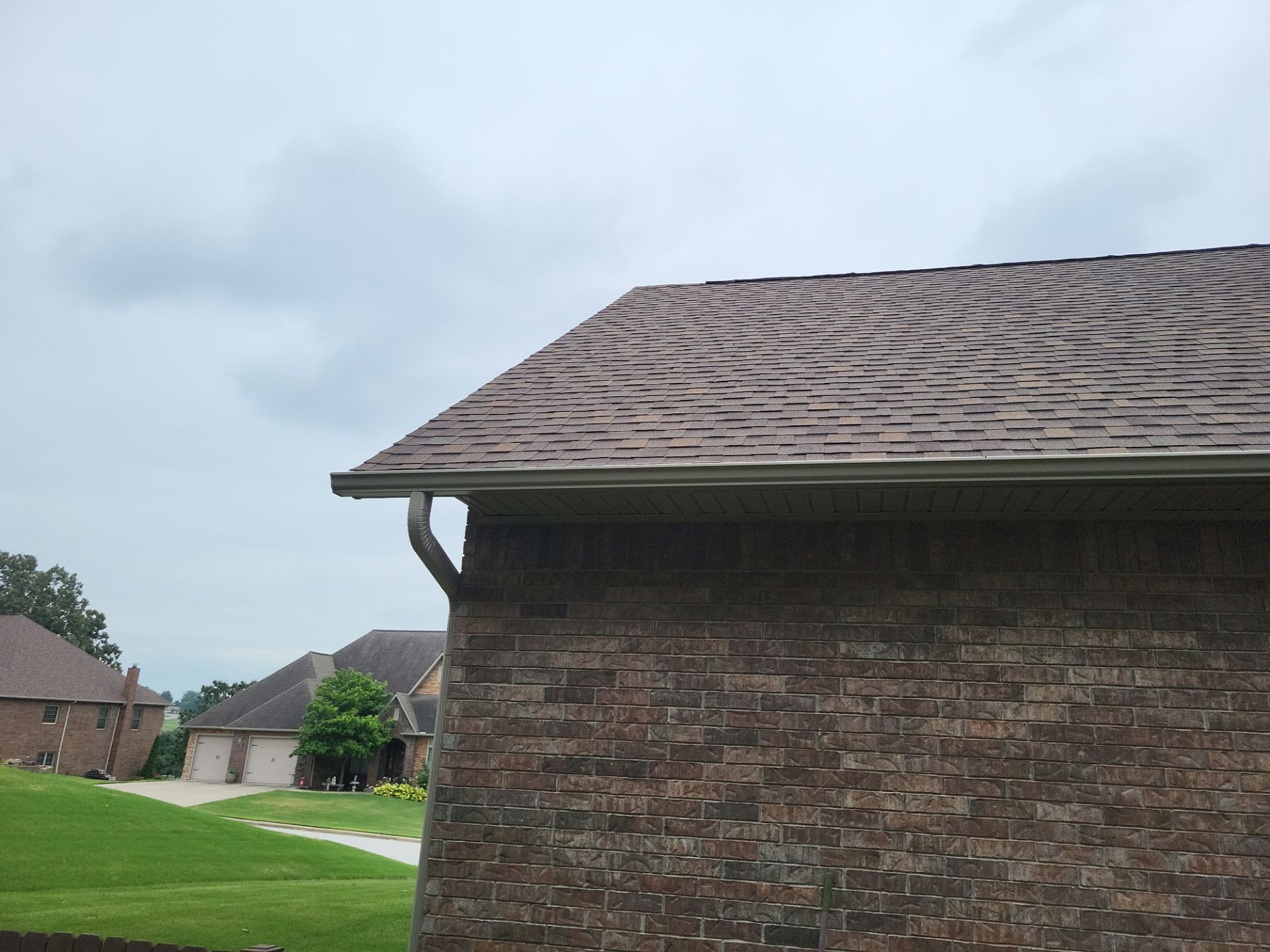 Residential Roofing + Gutters & Downspouts Install  by Titan Commercial & Residential Roofing 