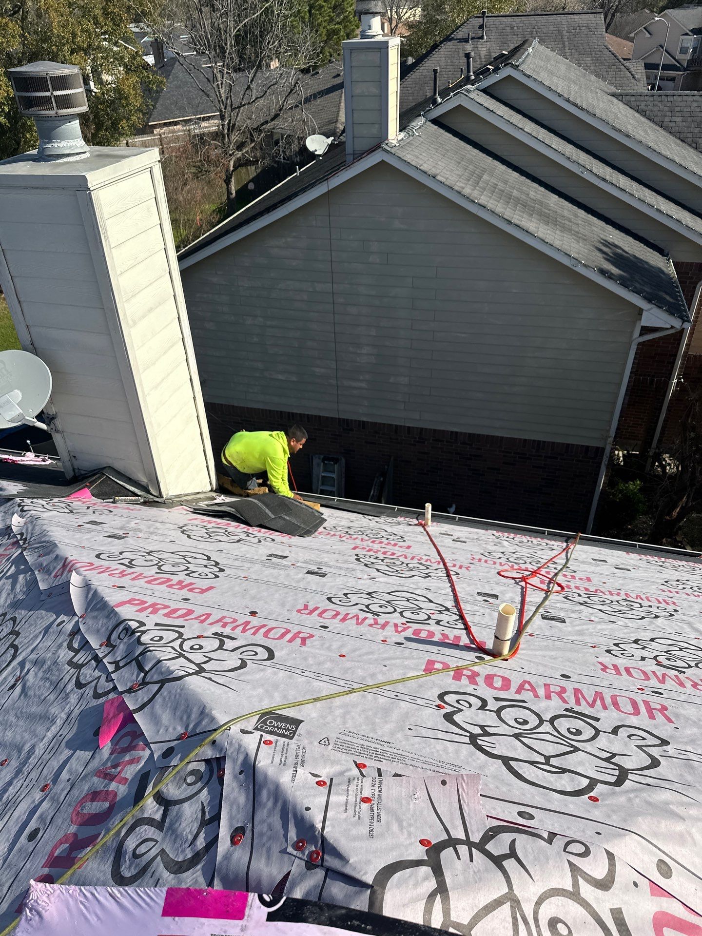 Project in Katy by Motion Roofing
