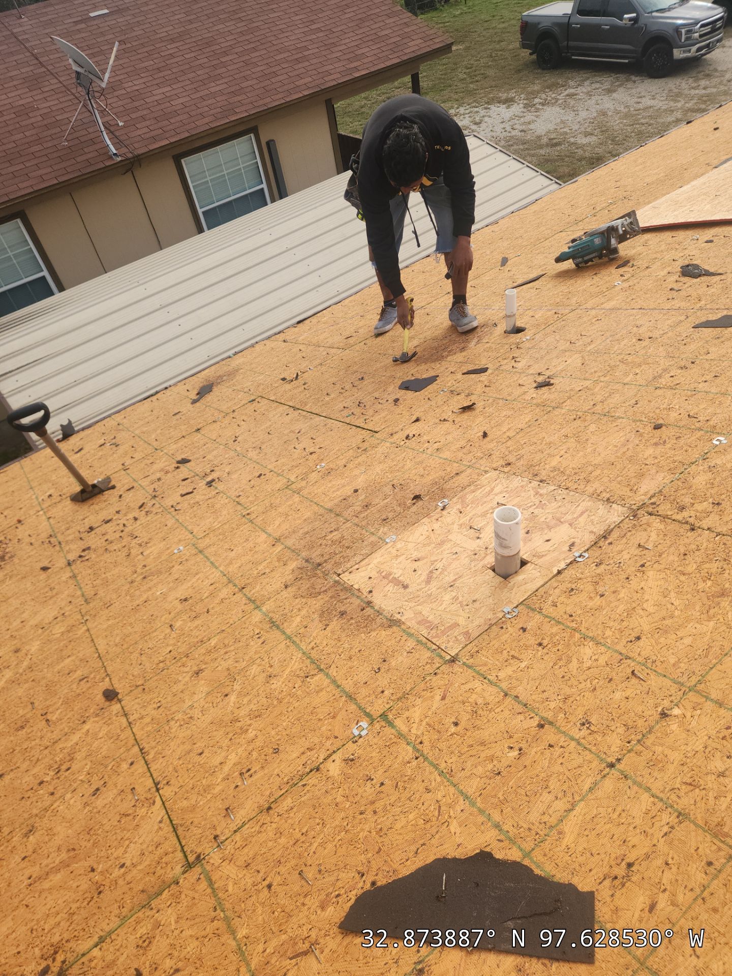 Project in Weatherford by Lonestar Roofing and Restoration LLC.