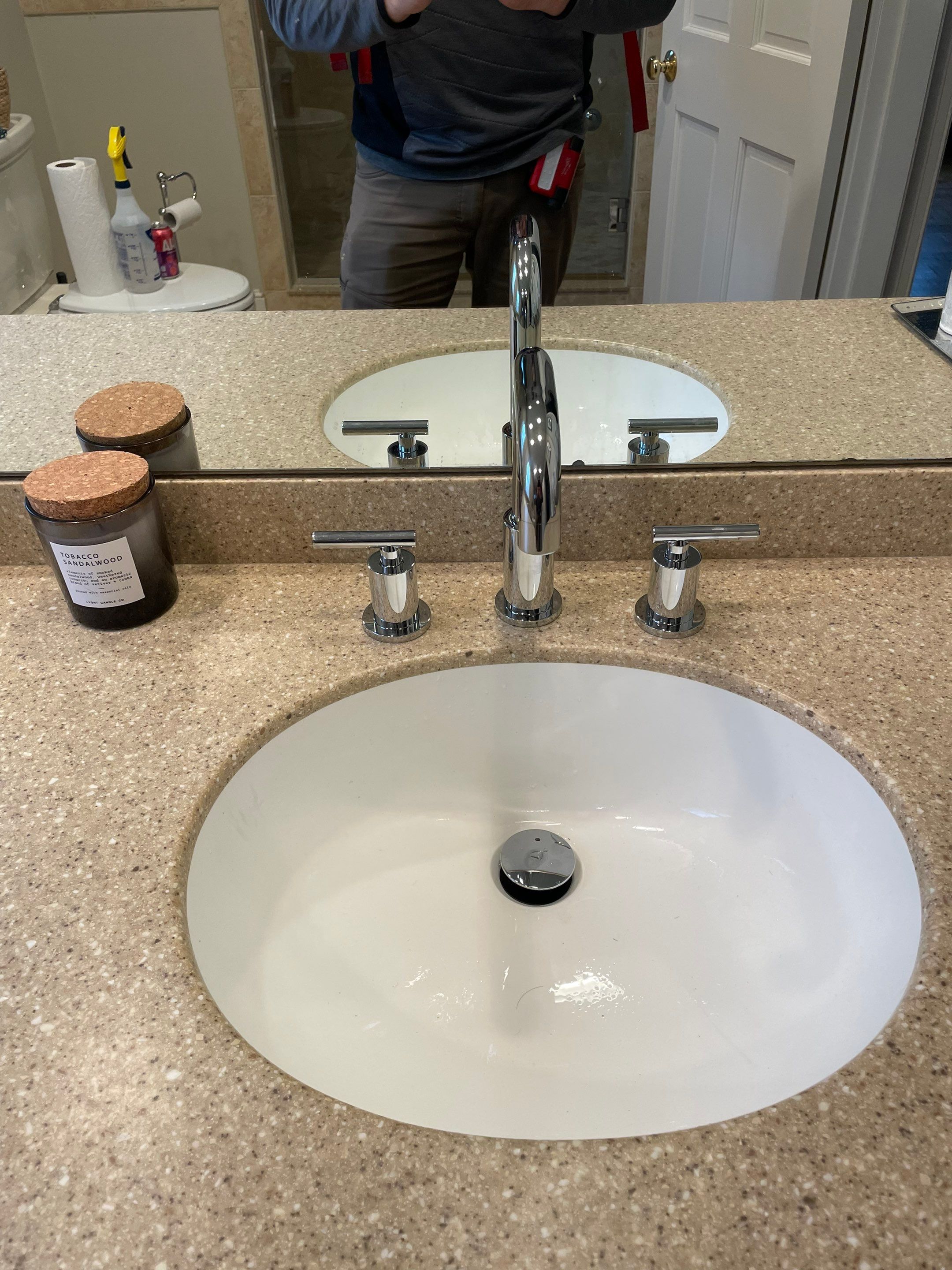 Bathroom Remodel using Customer Supplied Faucets by Stake Plumbing and Heating