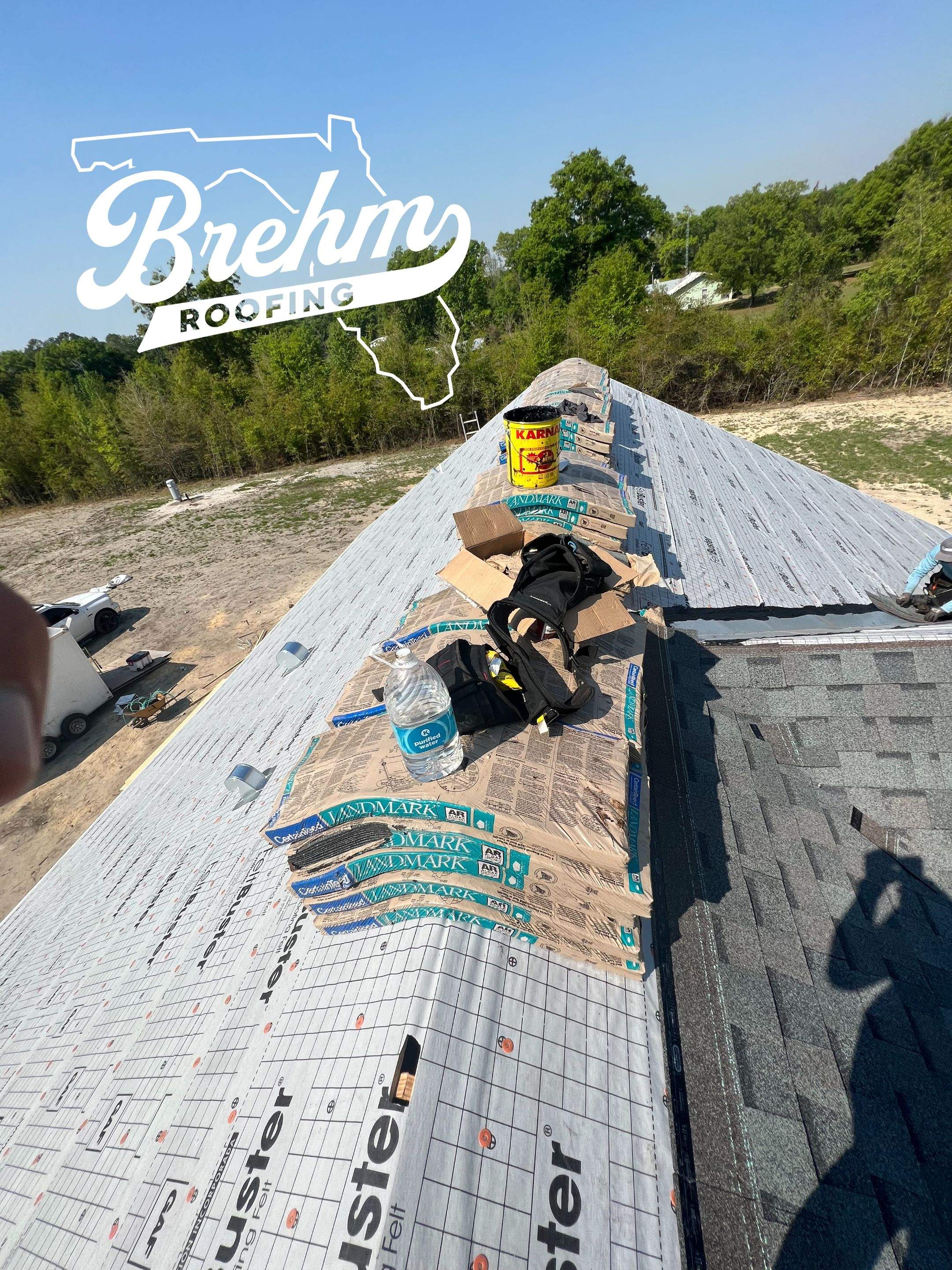 New Construction Roof Installation Newberry, Florida by Brehm Roofing