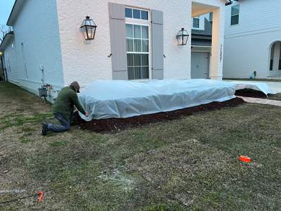 WINTER SERVICES : using FROST BLANKET