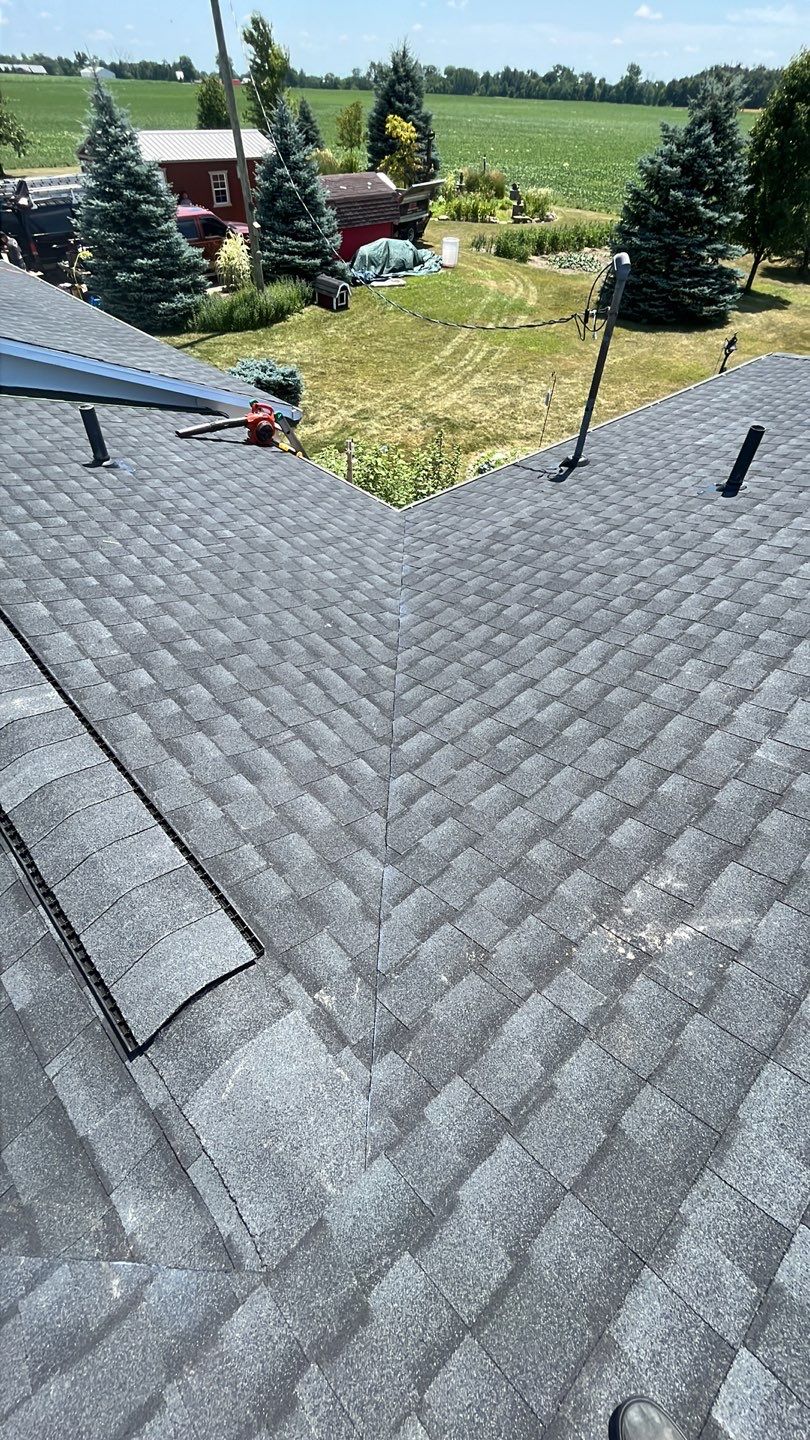 Residential Roofing Installation using GAF Timberline HDZ Charcoal by Nitro Roofing and Construction