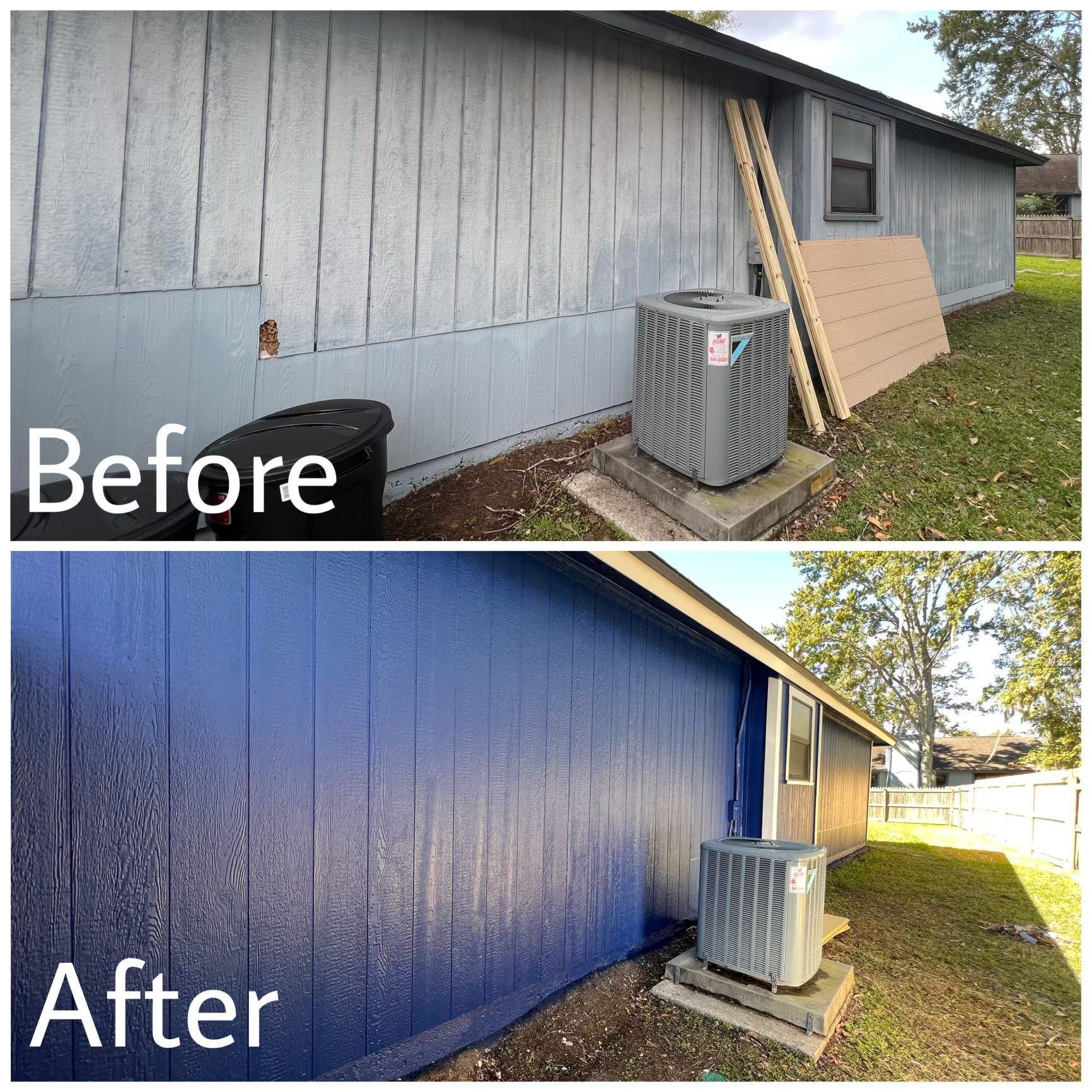 Exterior Wood Repair and Painting in Middleburg, FL 32068 by A New Leaf Painting, LLC