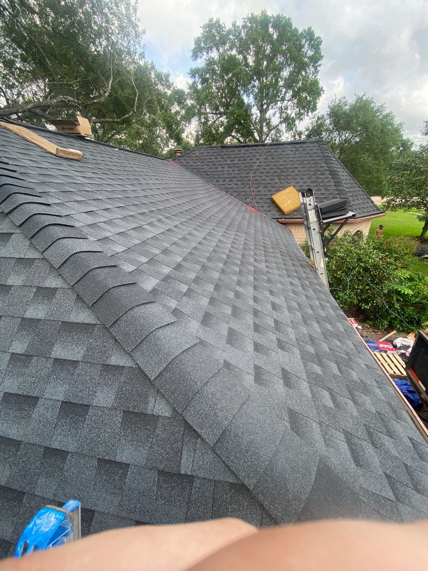 Residential Roof Replacement using GAF HDZ - Charcoal shingles by Elite Roofing LLC