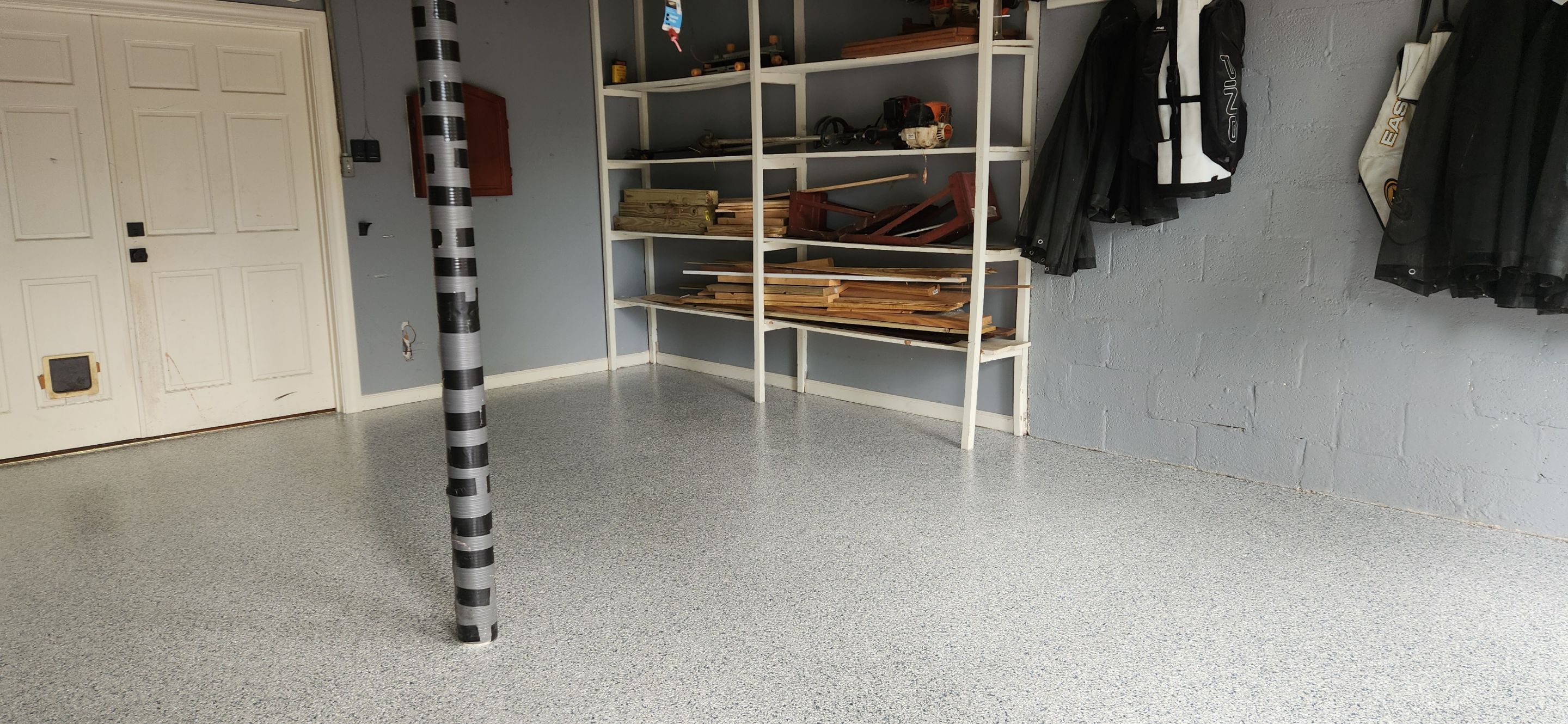 Garage using Tidal Wave by Elite Floor Solutions