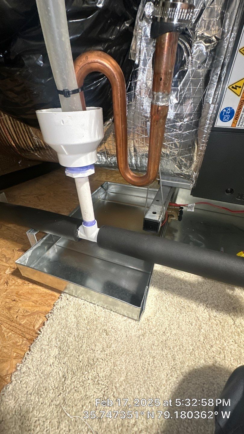 Trane XV20i Split Heat Pump Install  by Nick's Mechanical LLC.