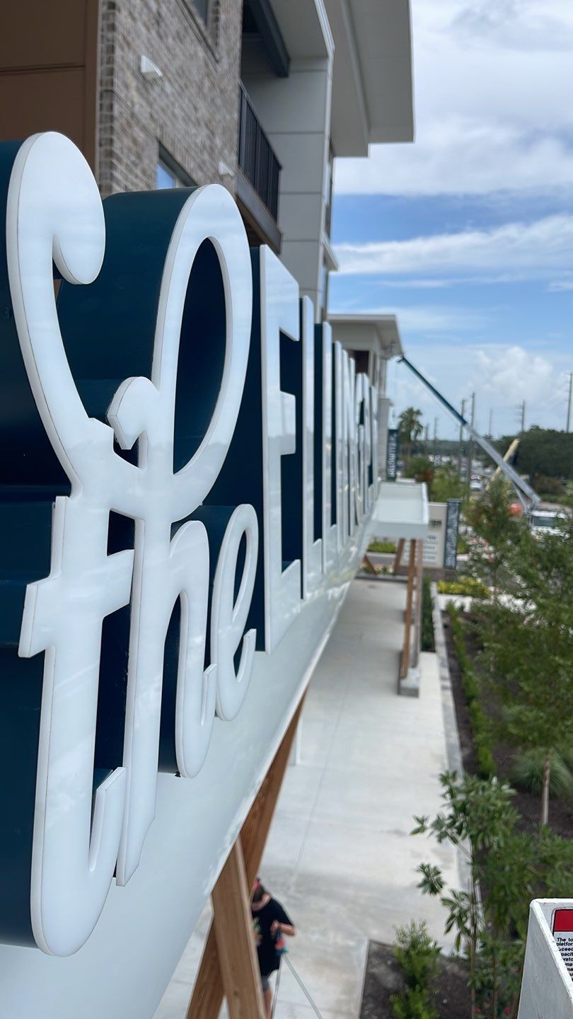 Soldier Mounted Channel Letters for Ellington by SignCrafters