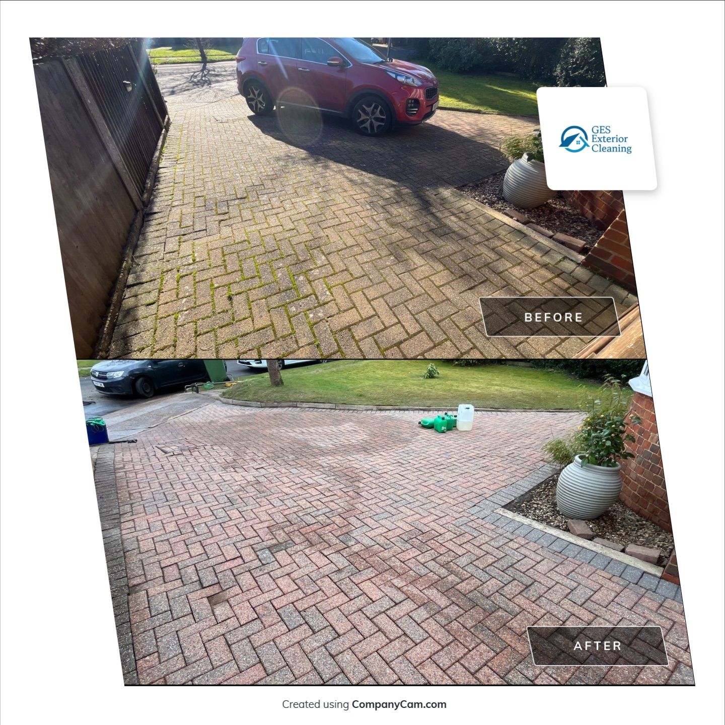 Roof Clean  - Moss Removal - Gutter Clean using Softwash Equipment by Ges Exterior Cleaning ltd