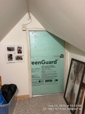 Attic Access Door Insulation and Weatherization in Chattanooga