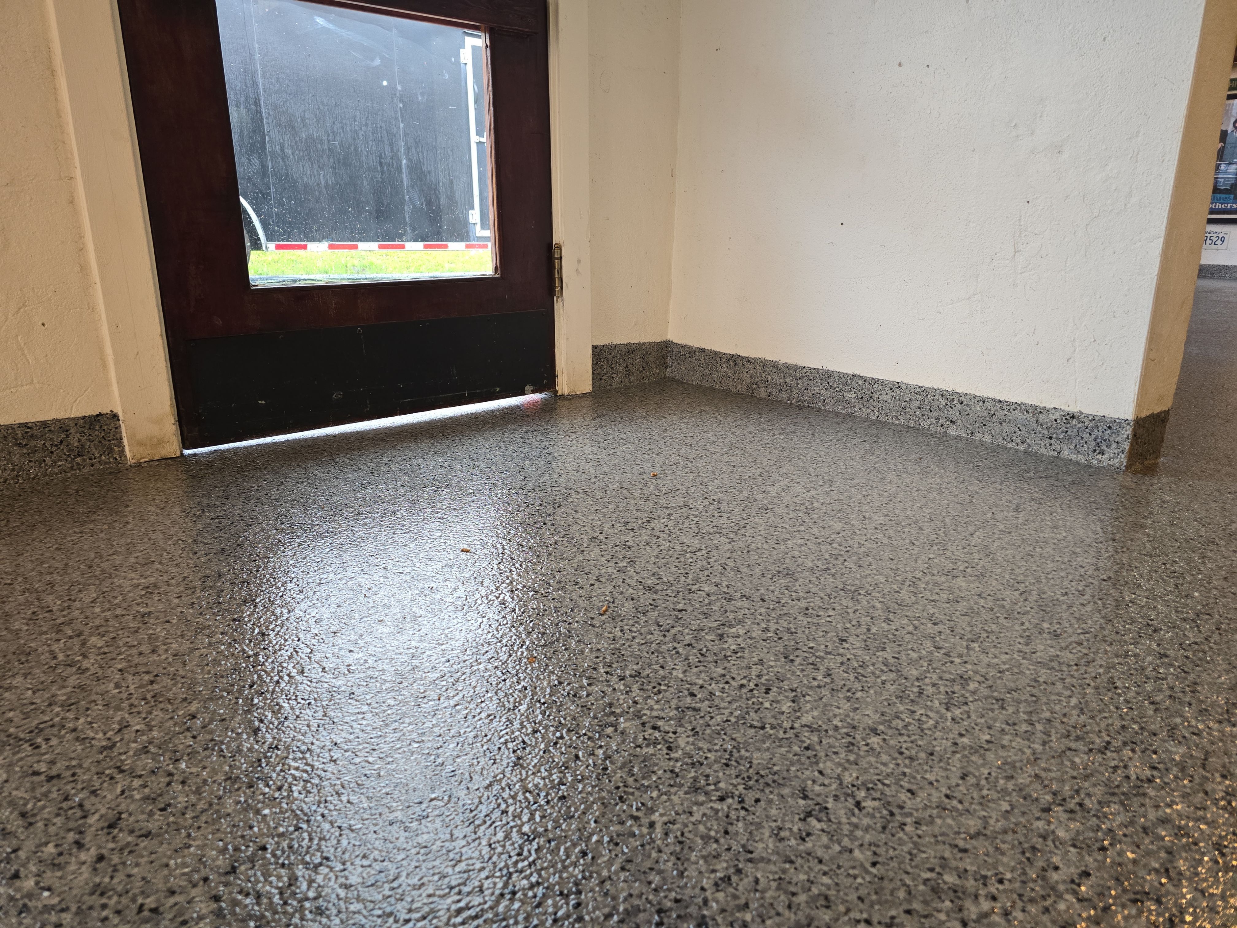 Check it out! Steelwheel Corner gets a new floor! by Elite Floor Solutions