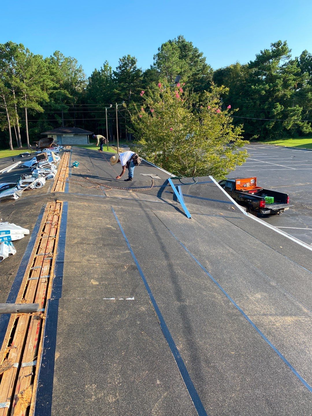 Commercial Roofing Installation using Roof Replacement by American Roofing & Construction LLC