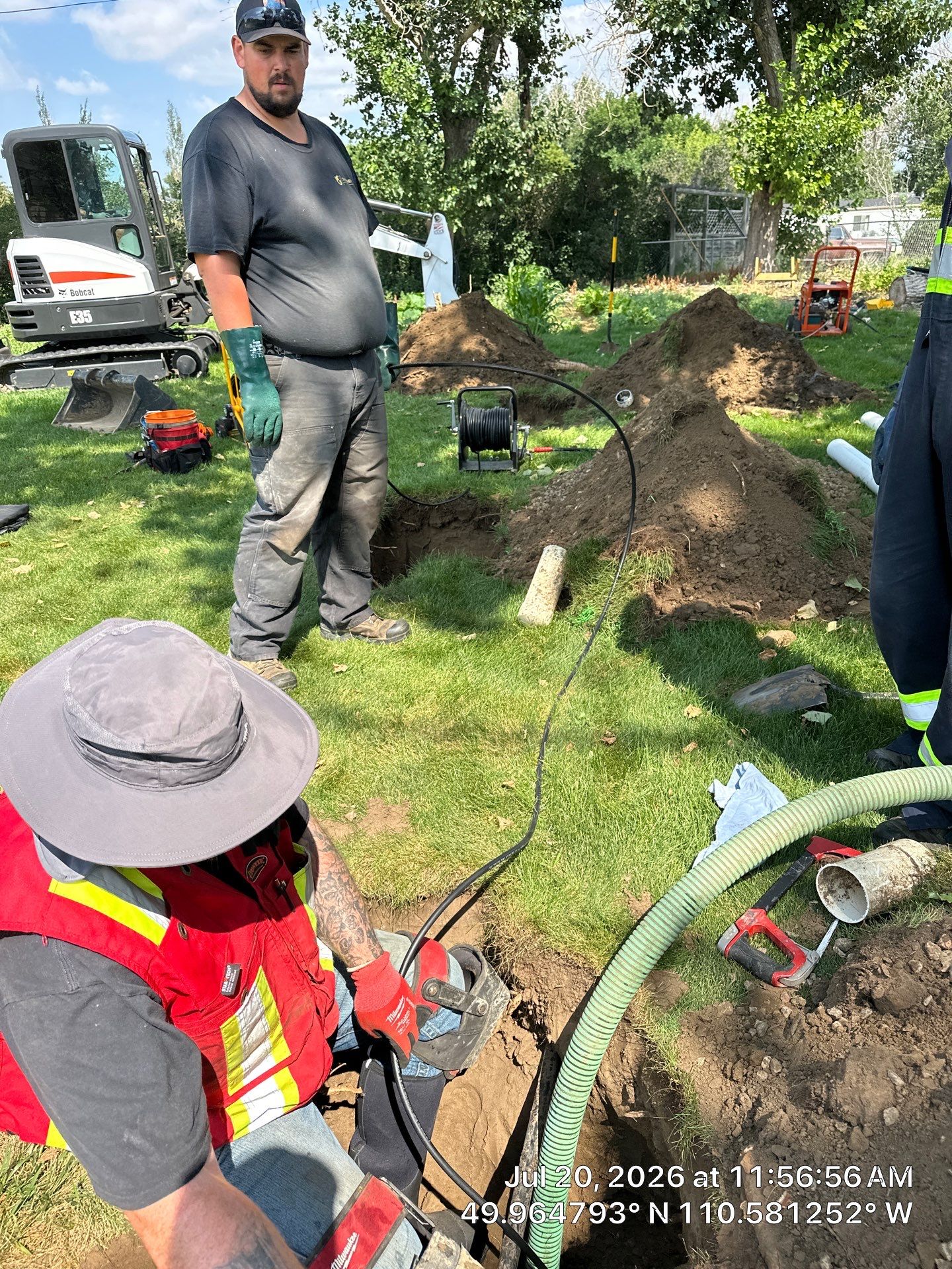 Septic System Pump Replacement and Sewer Line Root Removal in Dunmore by Septic Medic Inc.