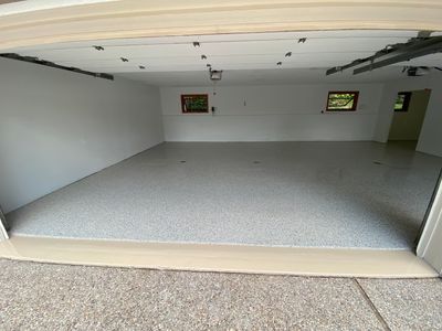 Briarcliff Northland -- Epoxy Garage Before and After