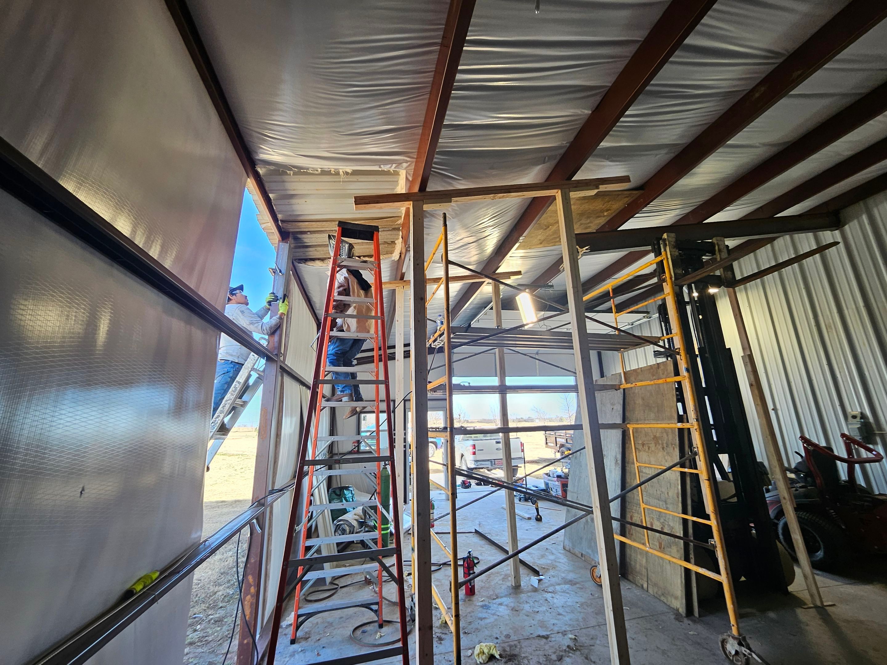 Metal Roof & Building Project in El Reno by Z Construction & Roofing, LLC