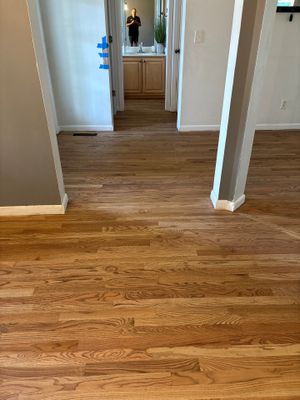 Natural Oak Hardwood Installation and Refinishing in Florence, Kentucky