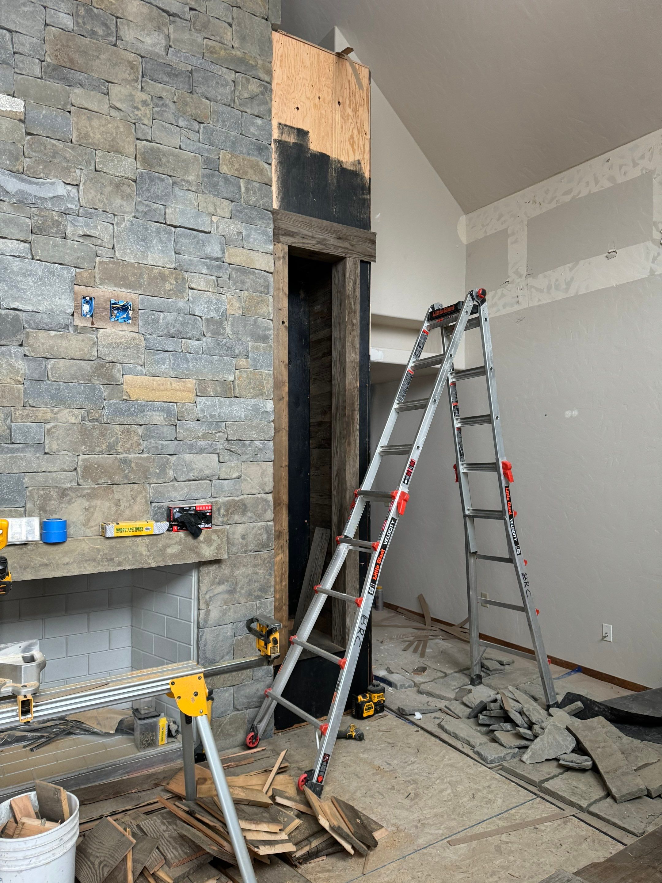 Renovation Project in Big Sky by Blue Room Construction LLC