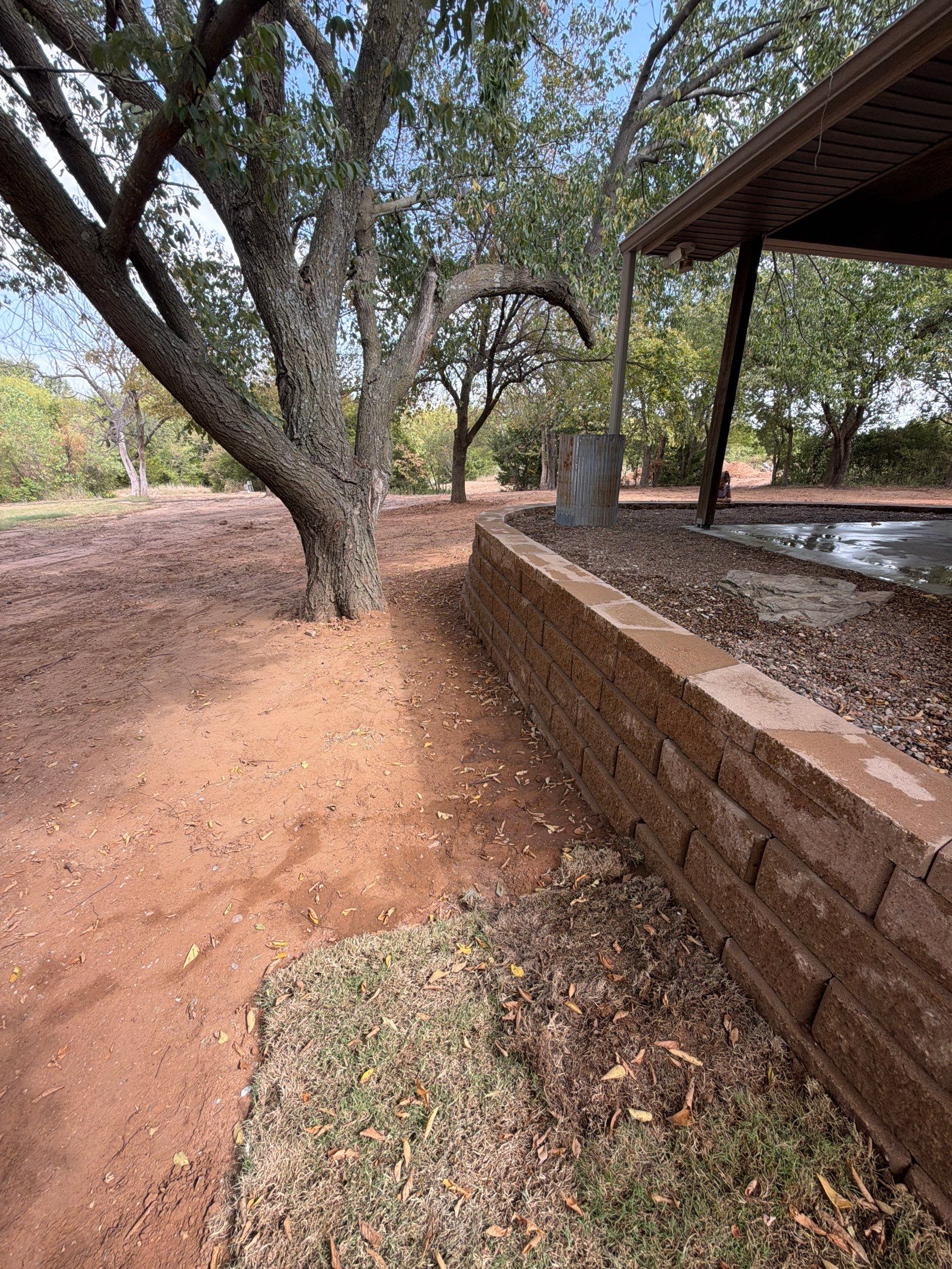 Retaining Wall by Clays Services Inc