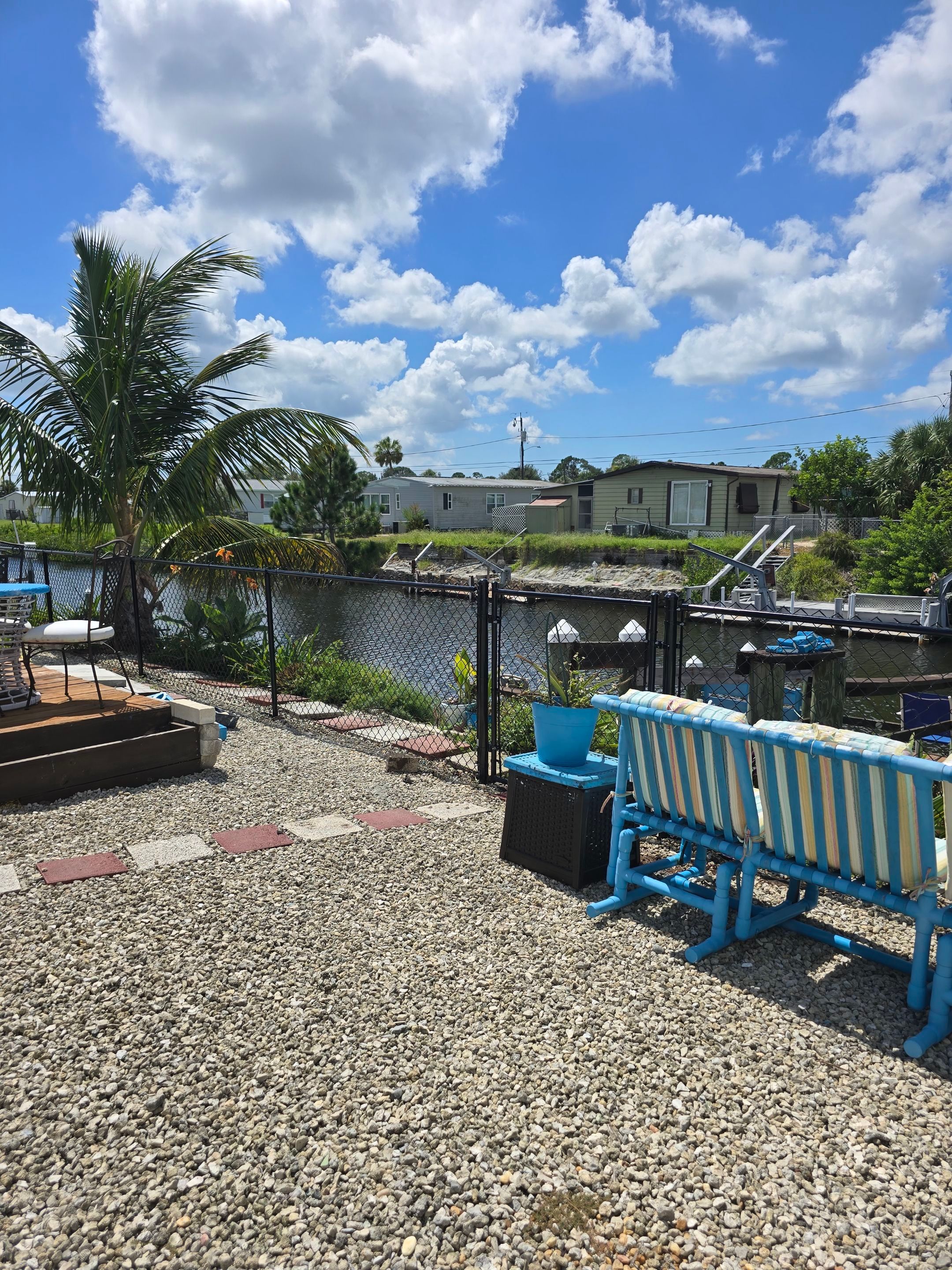 Englewood Waterfront Property Chain Link and Vinyl Fence Installation by True Fence LLC