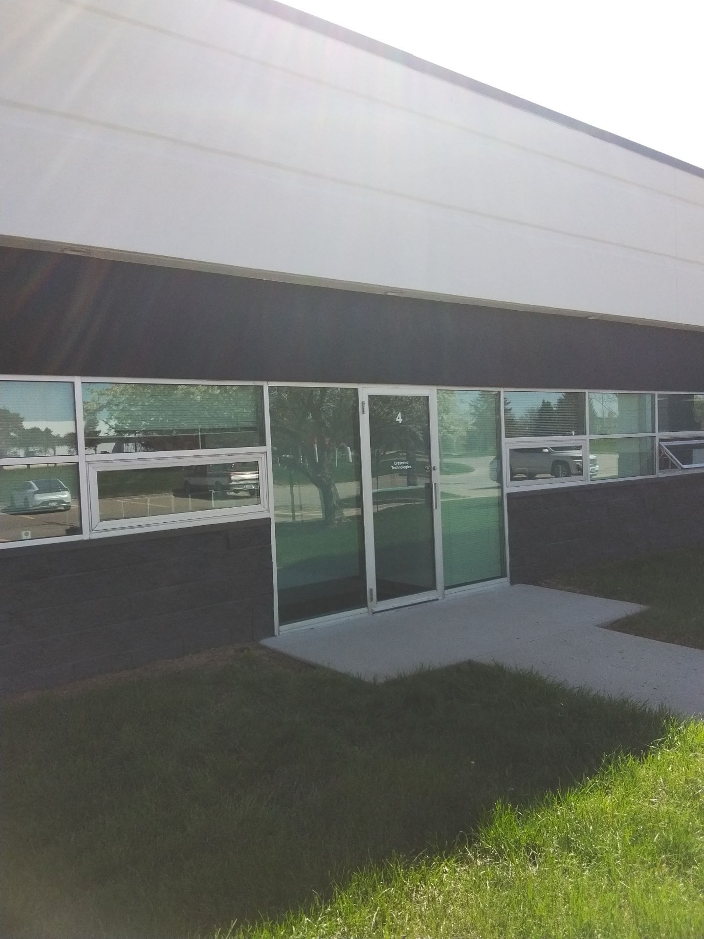 Commercial Exterior Remove Sign, Patch and Repaint by Midwest Paint LLC