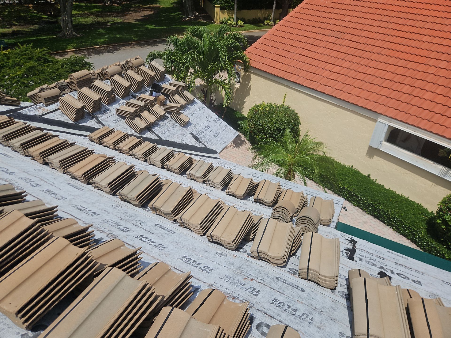 Residential Roofing Installation using Eagle Roofing Tile by BLUES BROTHERS ROOFING