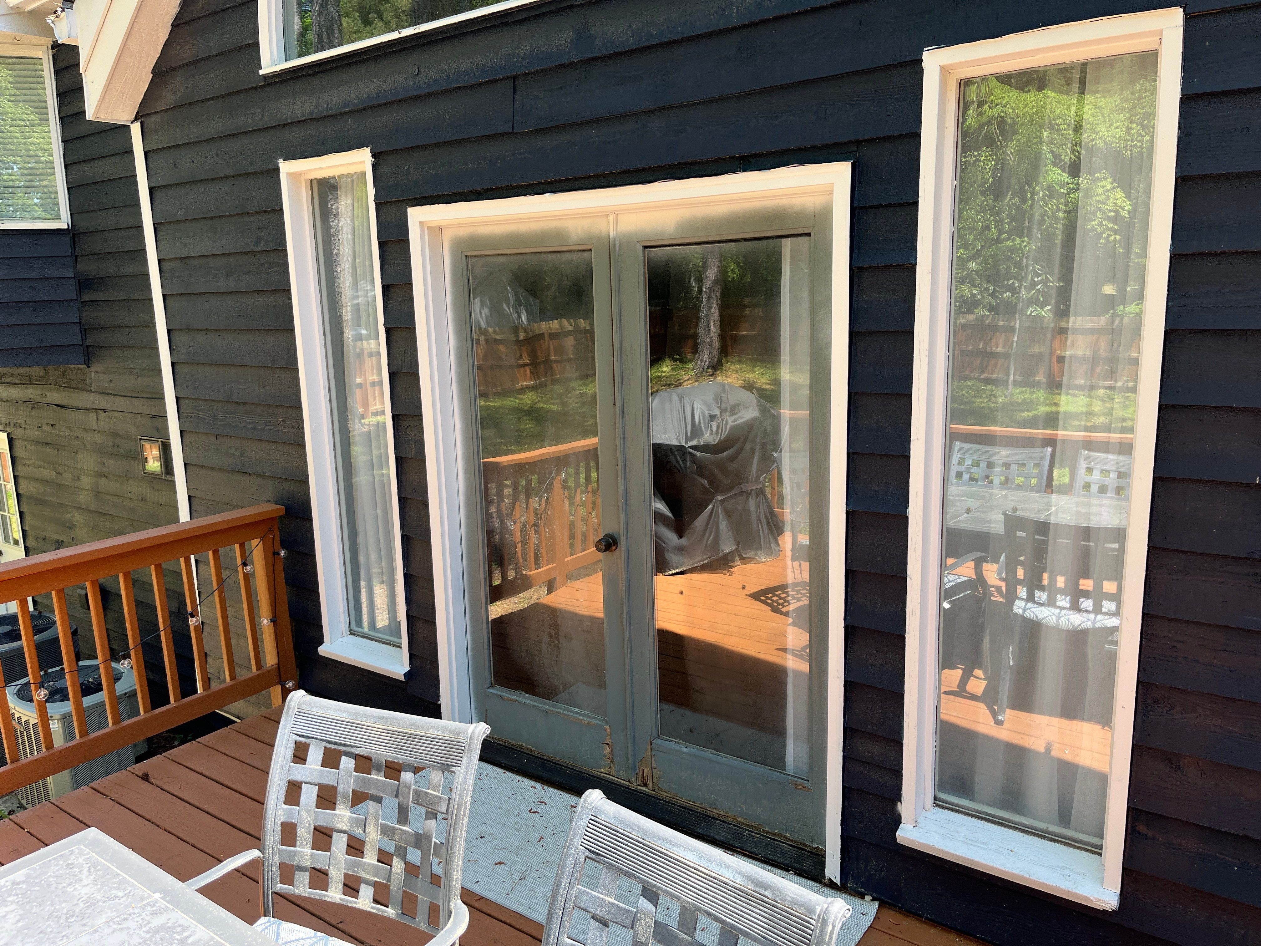 Three Door Installations using Harris Fiberglass Doors by Nelson Exteriors 