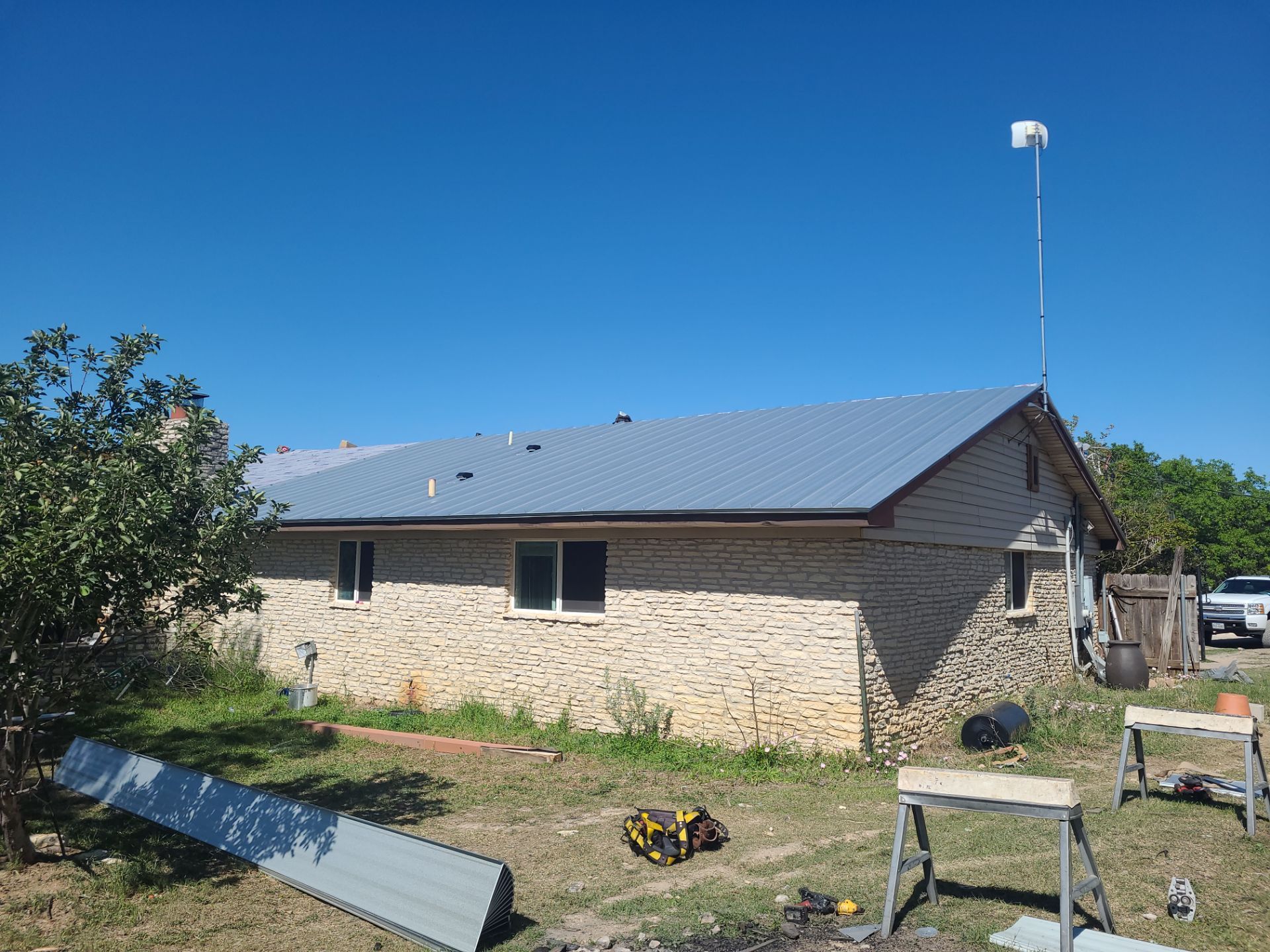 Galvalume Standing Seam offers a 45-year finish warranty! by Oakwood Roofing and Construction, LLC