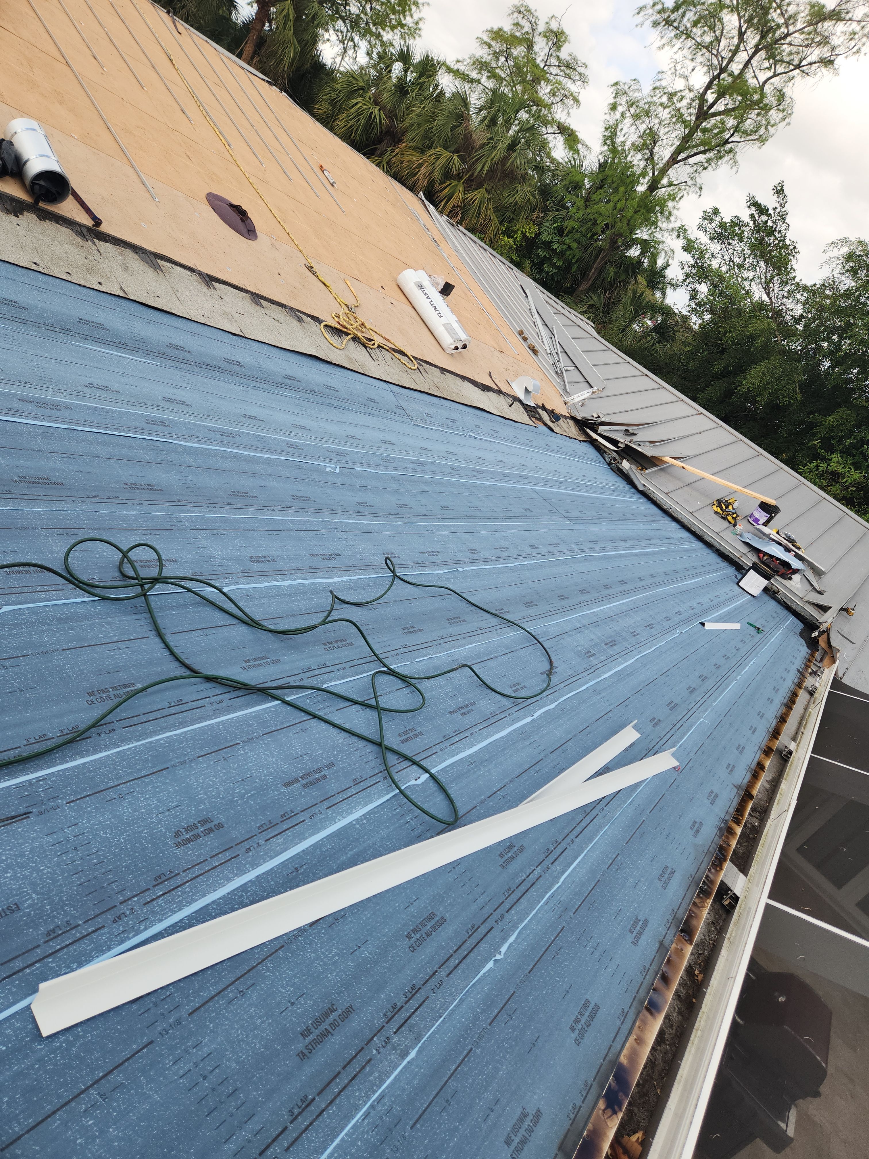 Flat Roof Replacement and Fascia Repair in Margate by Aastro Roofing