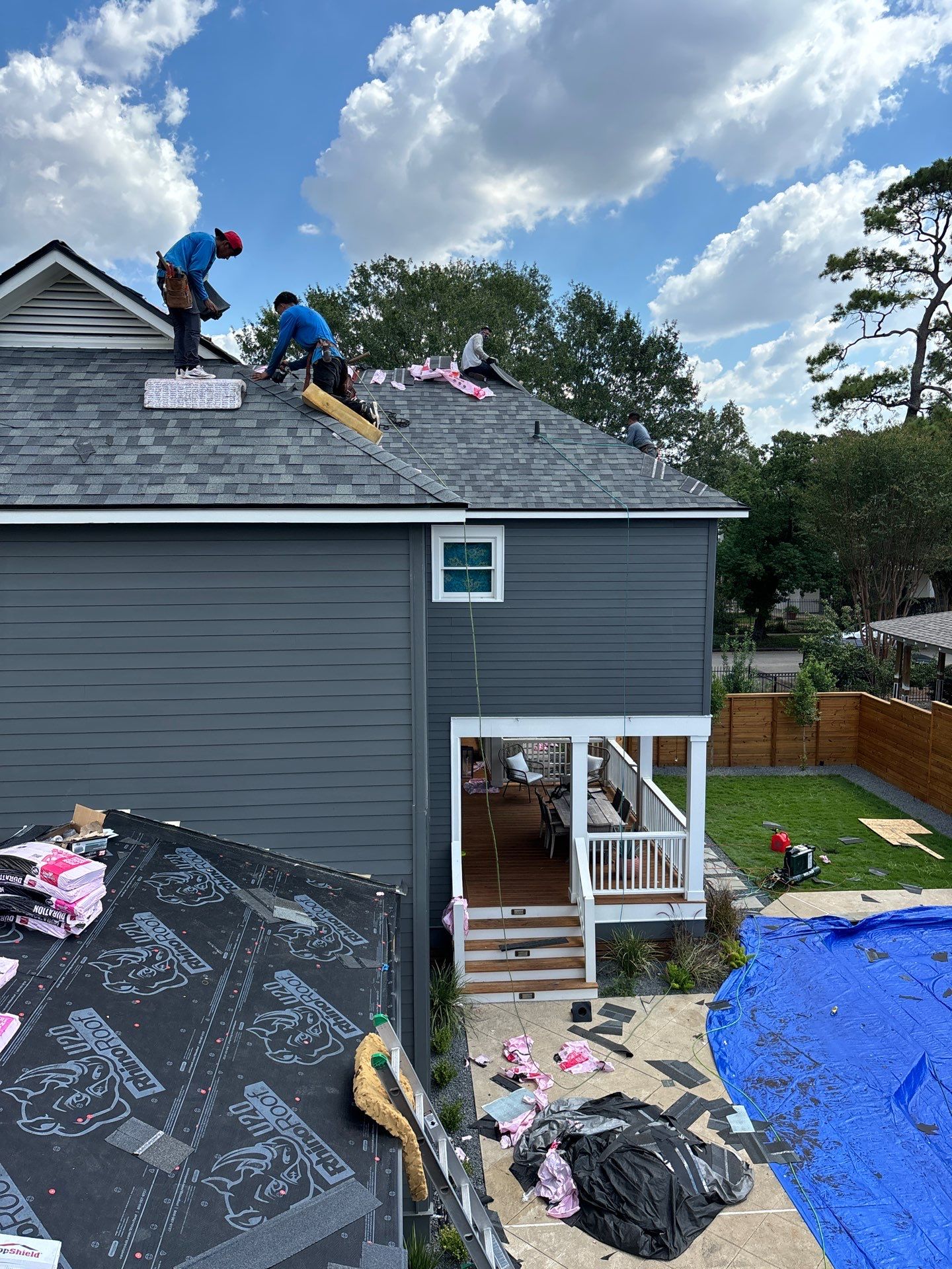 Residential Roofing Repair using Owen's Corning Duration (Lifetime) Shingles by Roof Repair Company