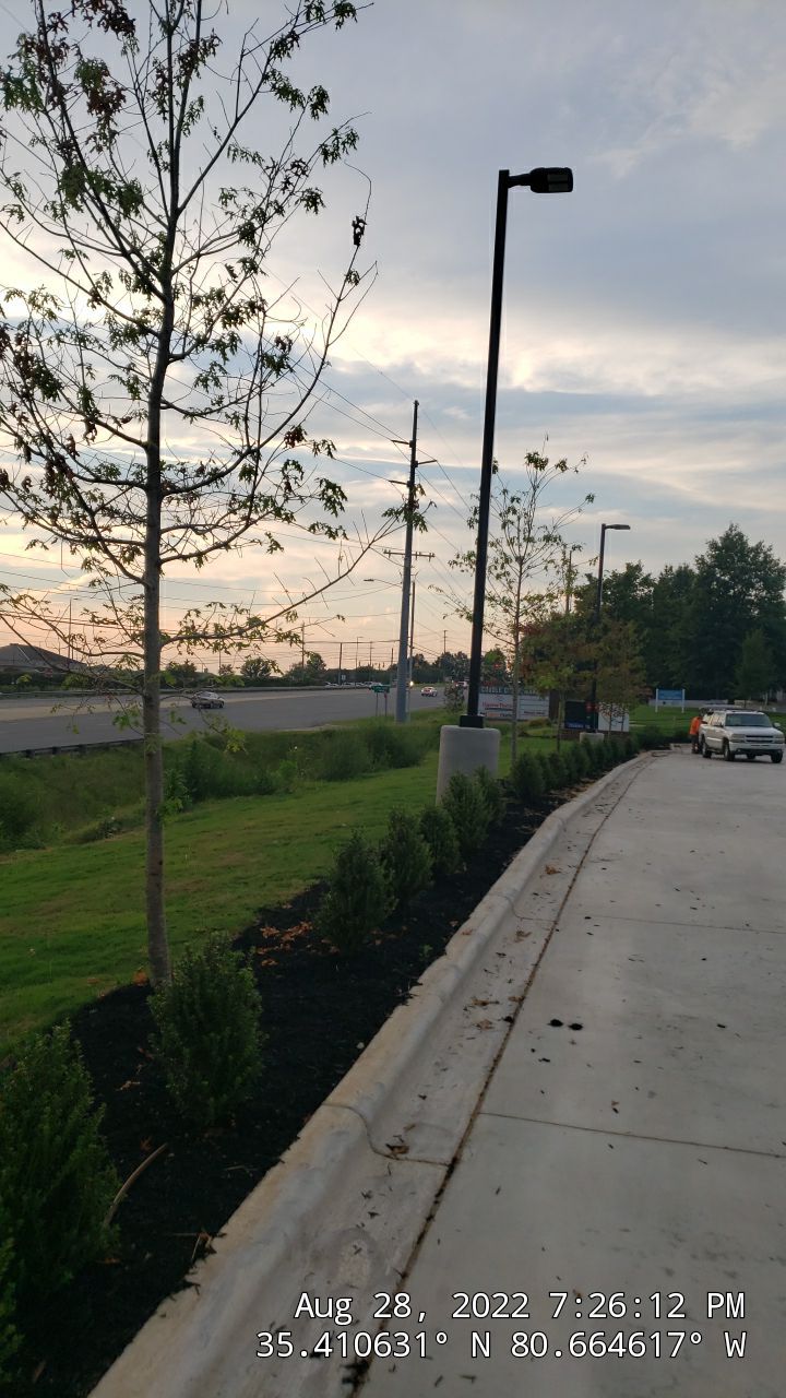 Commercial Landscaping Harris Teeter Fuel Station by Carolina-Metro Landscape, Inc