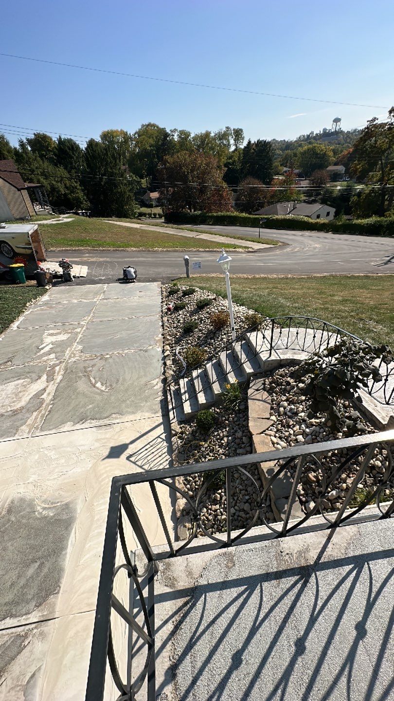 Driveway + Porch + Steps + Walkway Project in Robinson by Floors in a Day, Inc