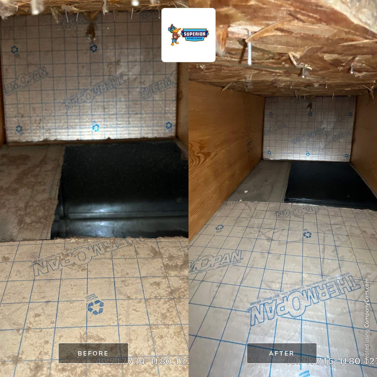 Air Duct & Dryer Vent Cleaning With a Vacuum Truck in Cranberry Twp, PA by Superior Air Duct Cleaning