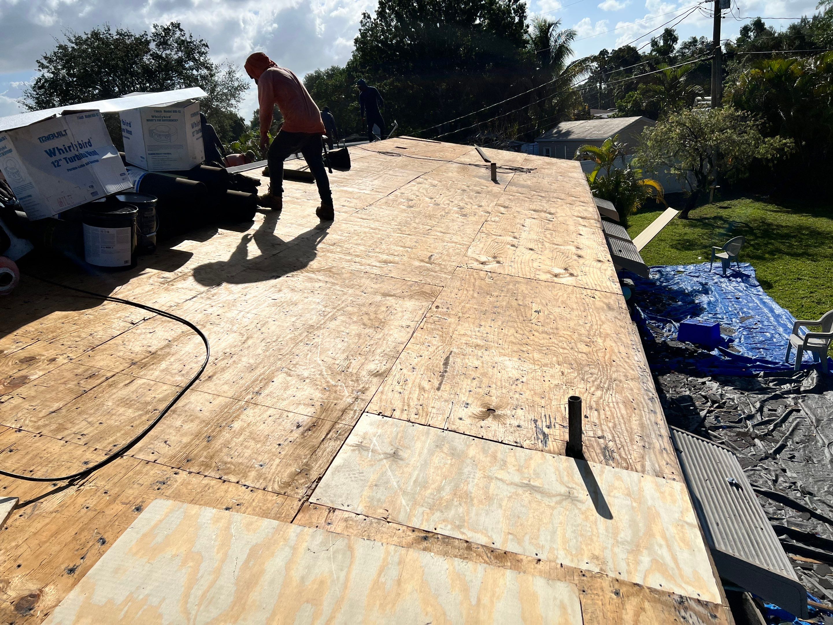 Residential Roofing Installation using Owens Corning Three Tab Shingles by First Due Roofing