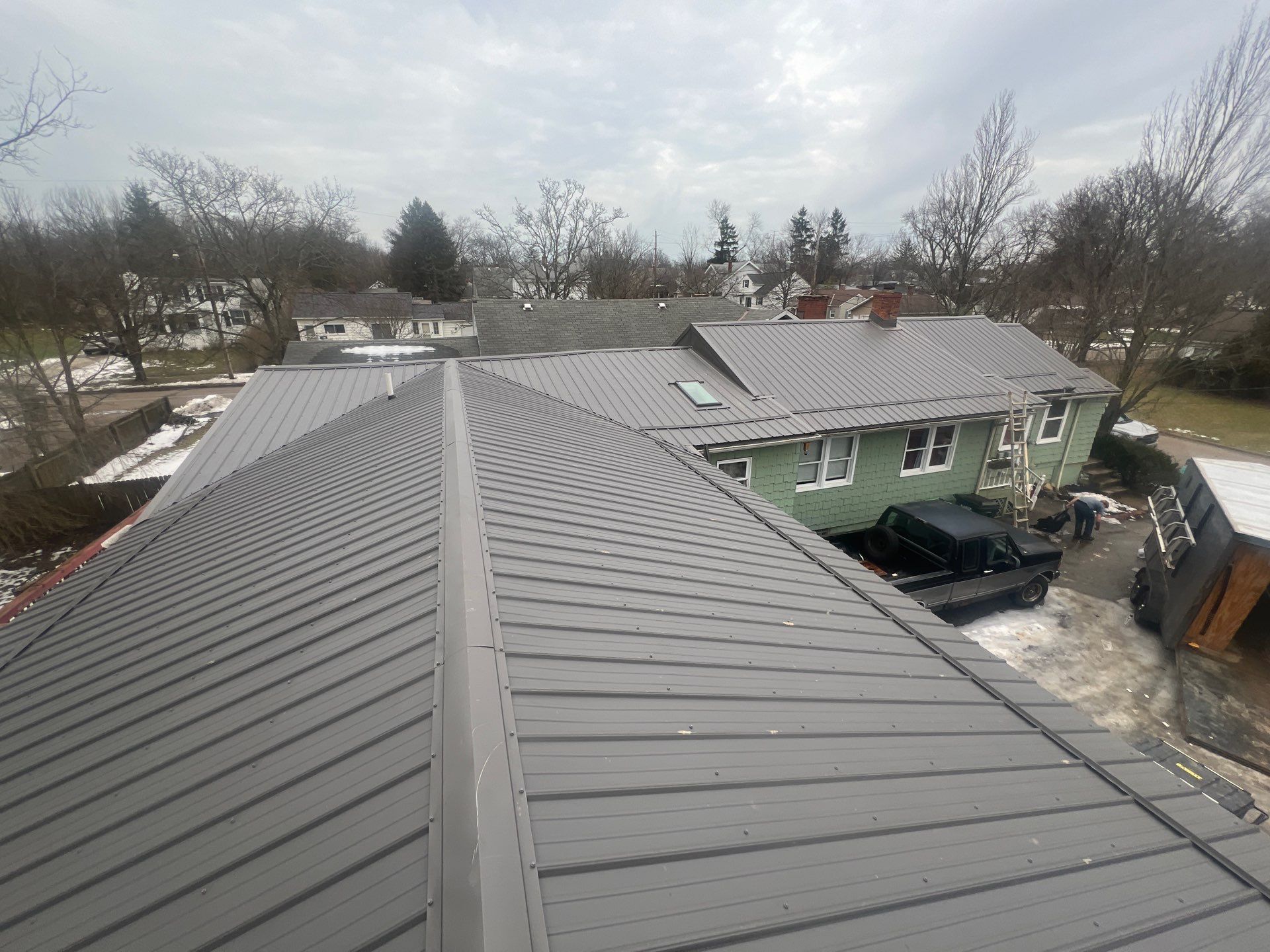 5 Star Metal Crinkle Finish in Charcoal  by Pally Roofing