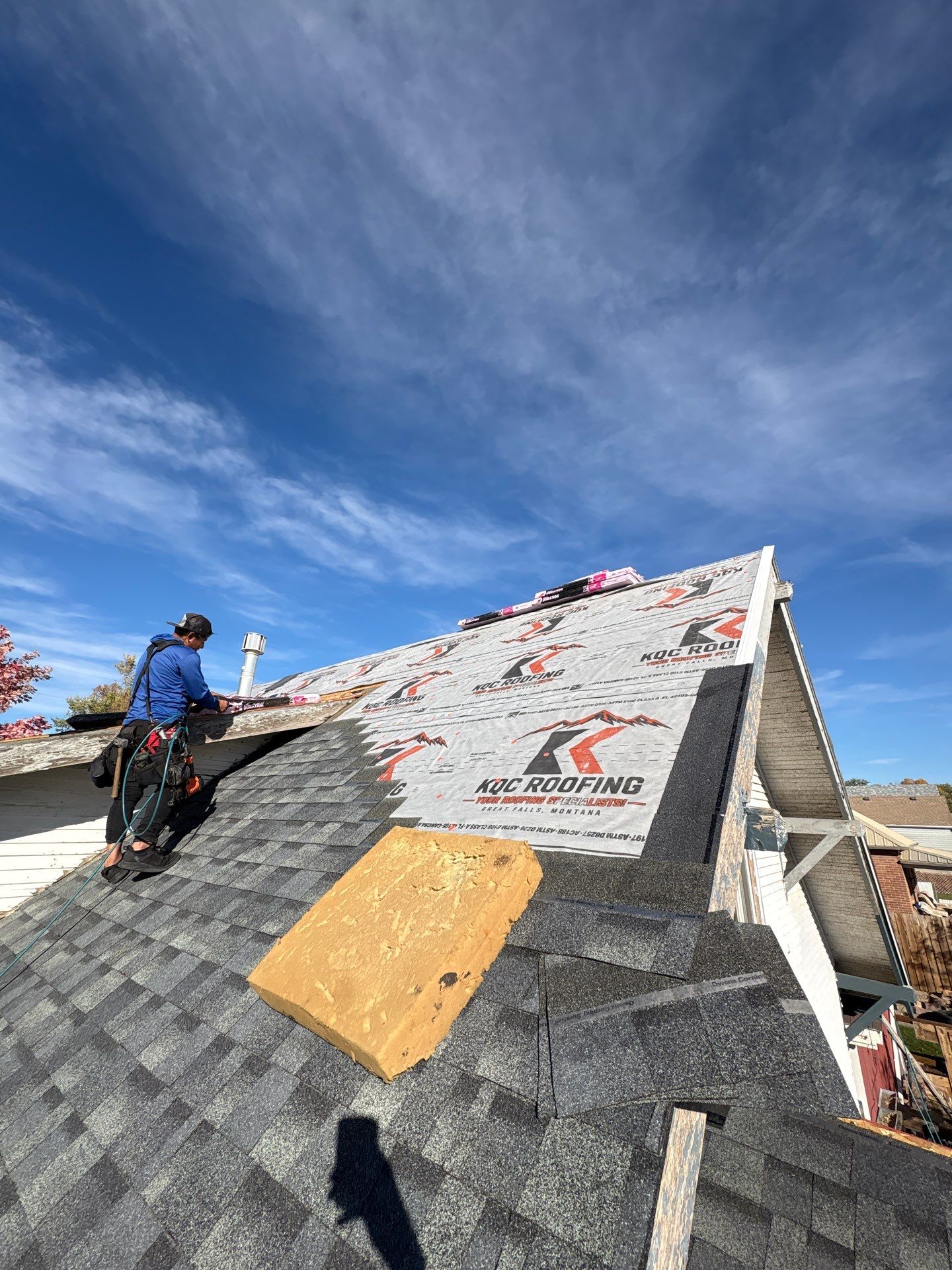 Owens Corning Architectural Shingle Roof Replacement in Black Eagle by KQC Roofing