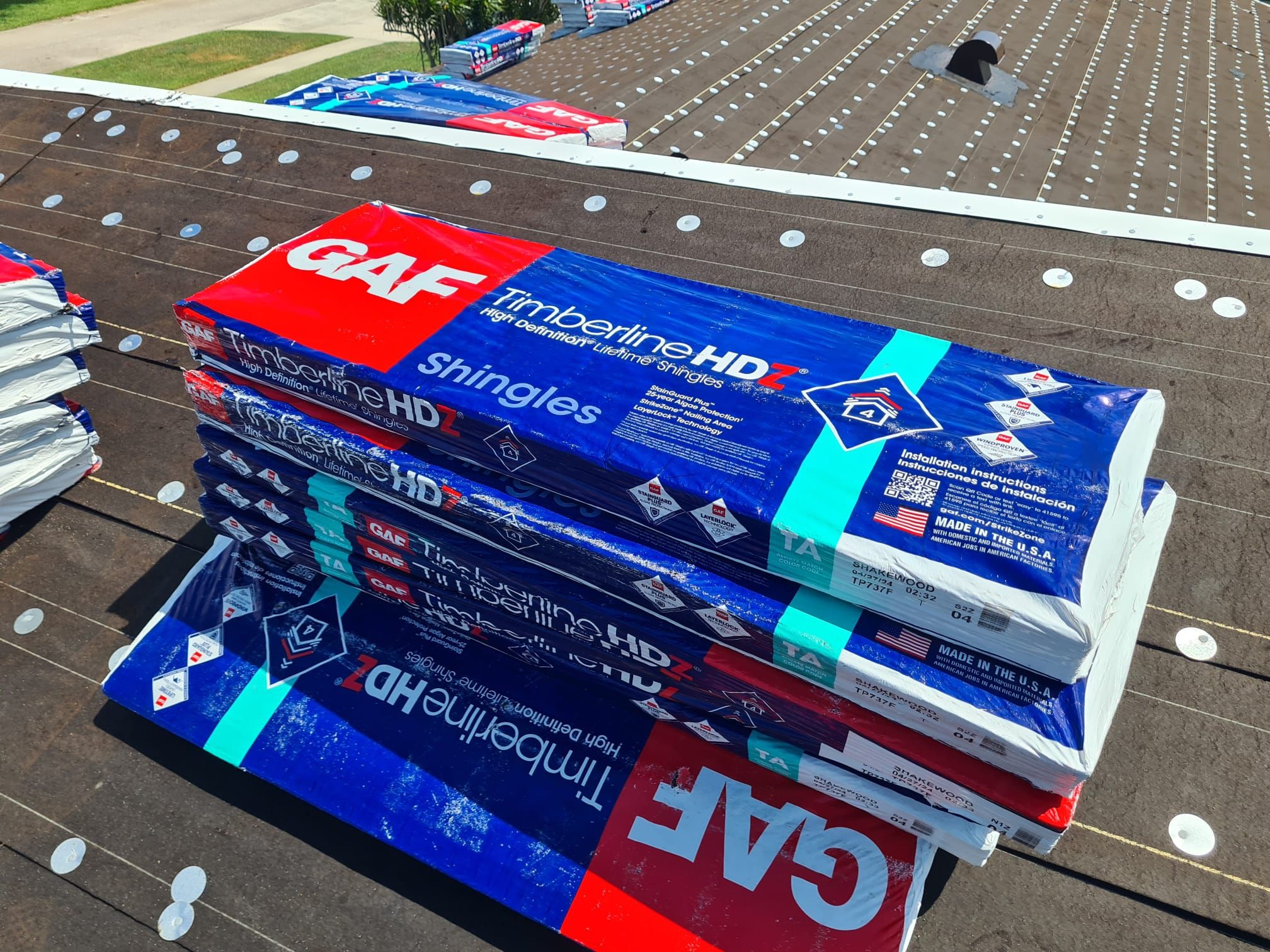 Residential Roofing Installation using GAF by BLUES BROTHERS ROOFING