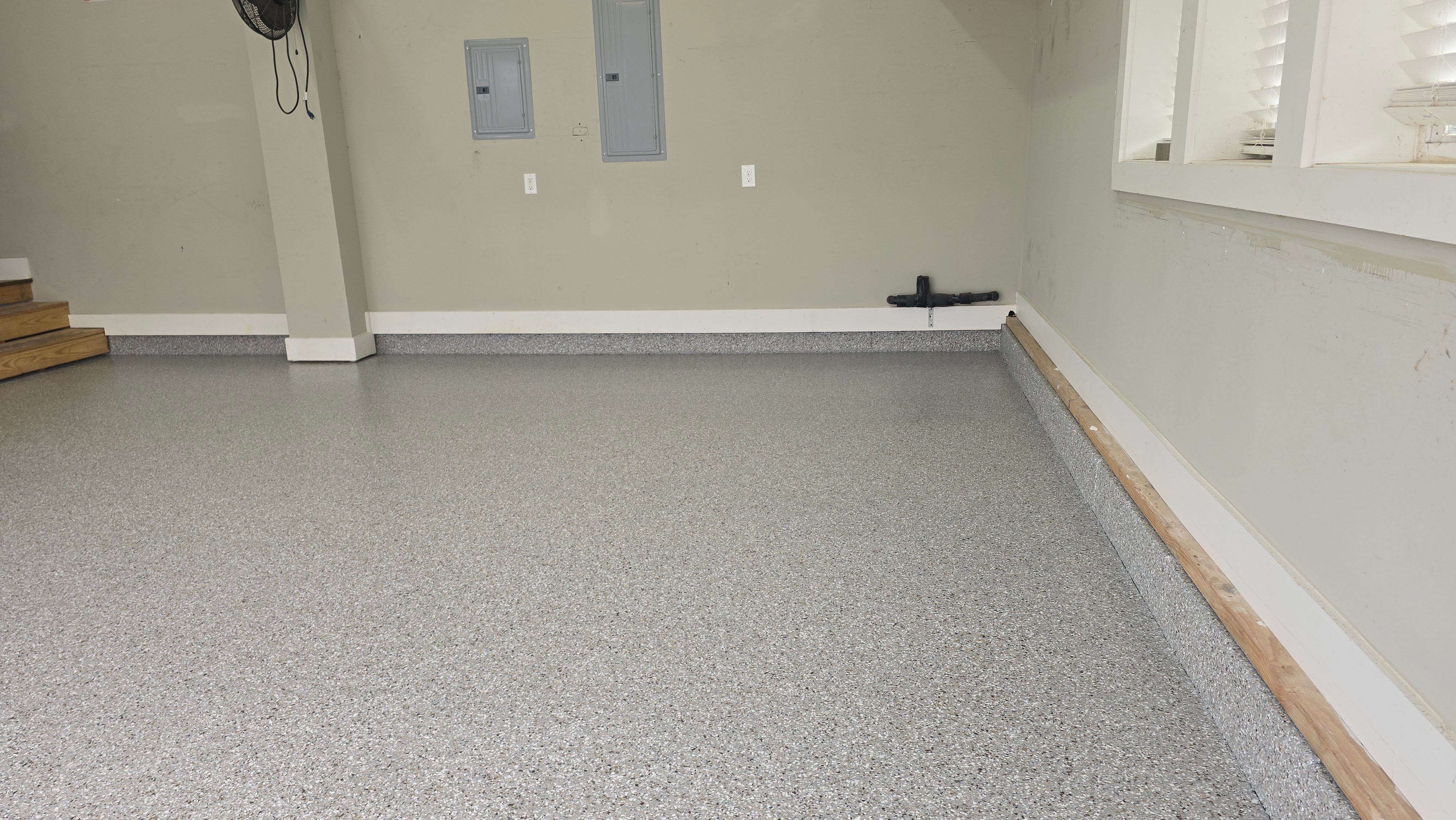 Garage using Creekbed by Elite Floor Solutions