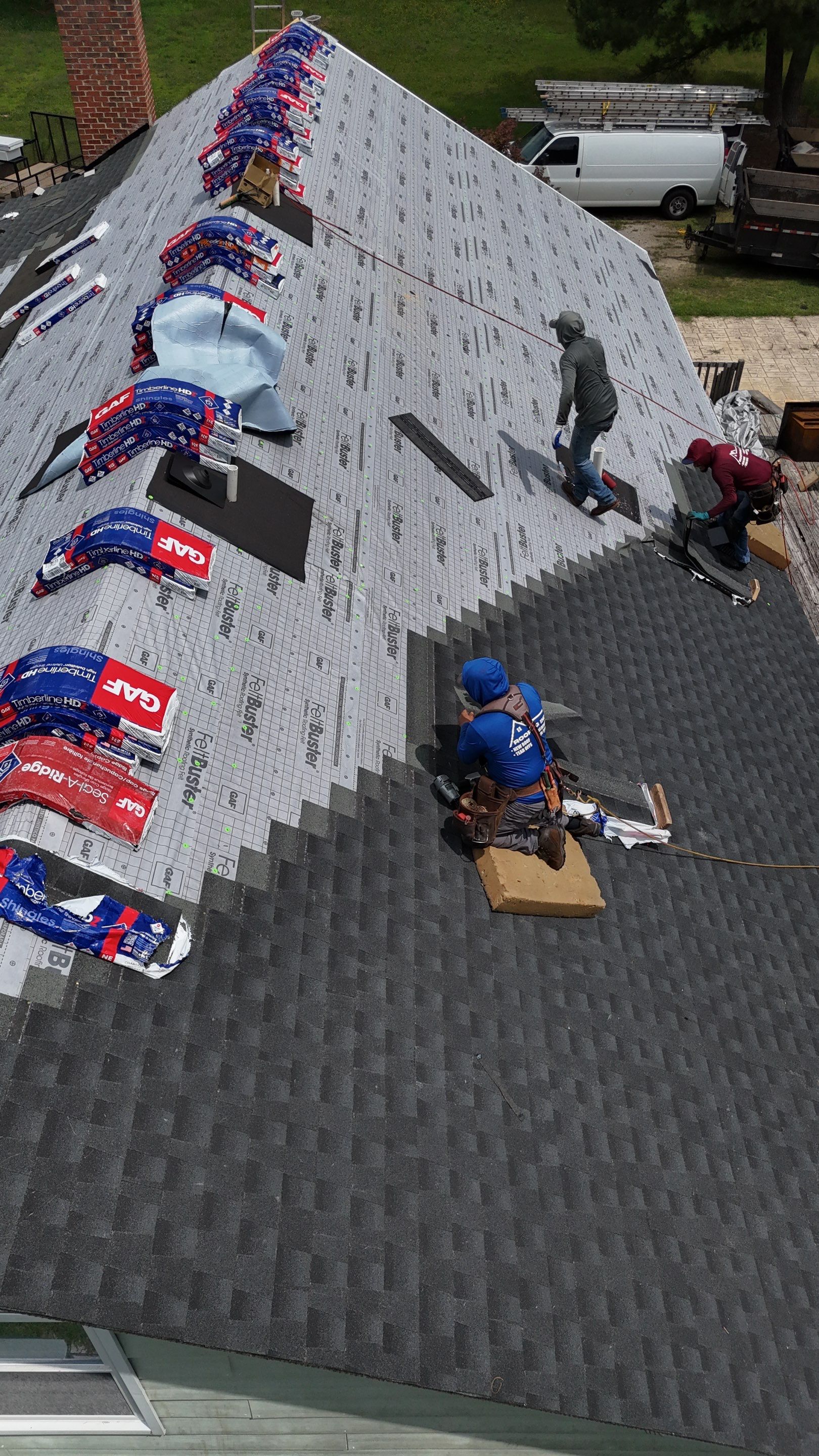 Roof Replacement - GAF Timberline HDZ Charcoal by Pro Performance Roofing