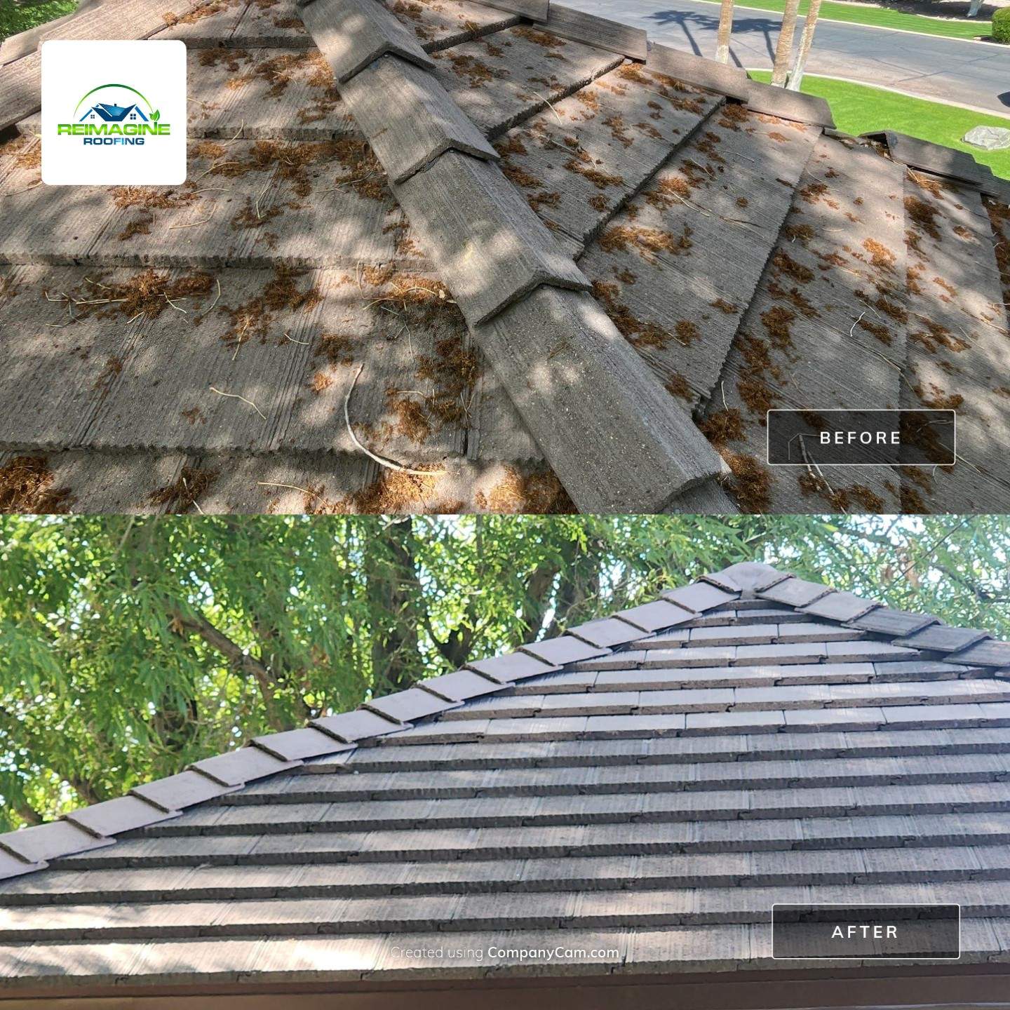 Sandstone Beige Concrete Tile by Reimagine Roofing