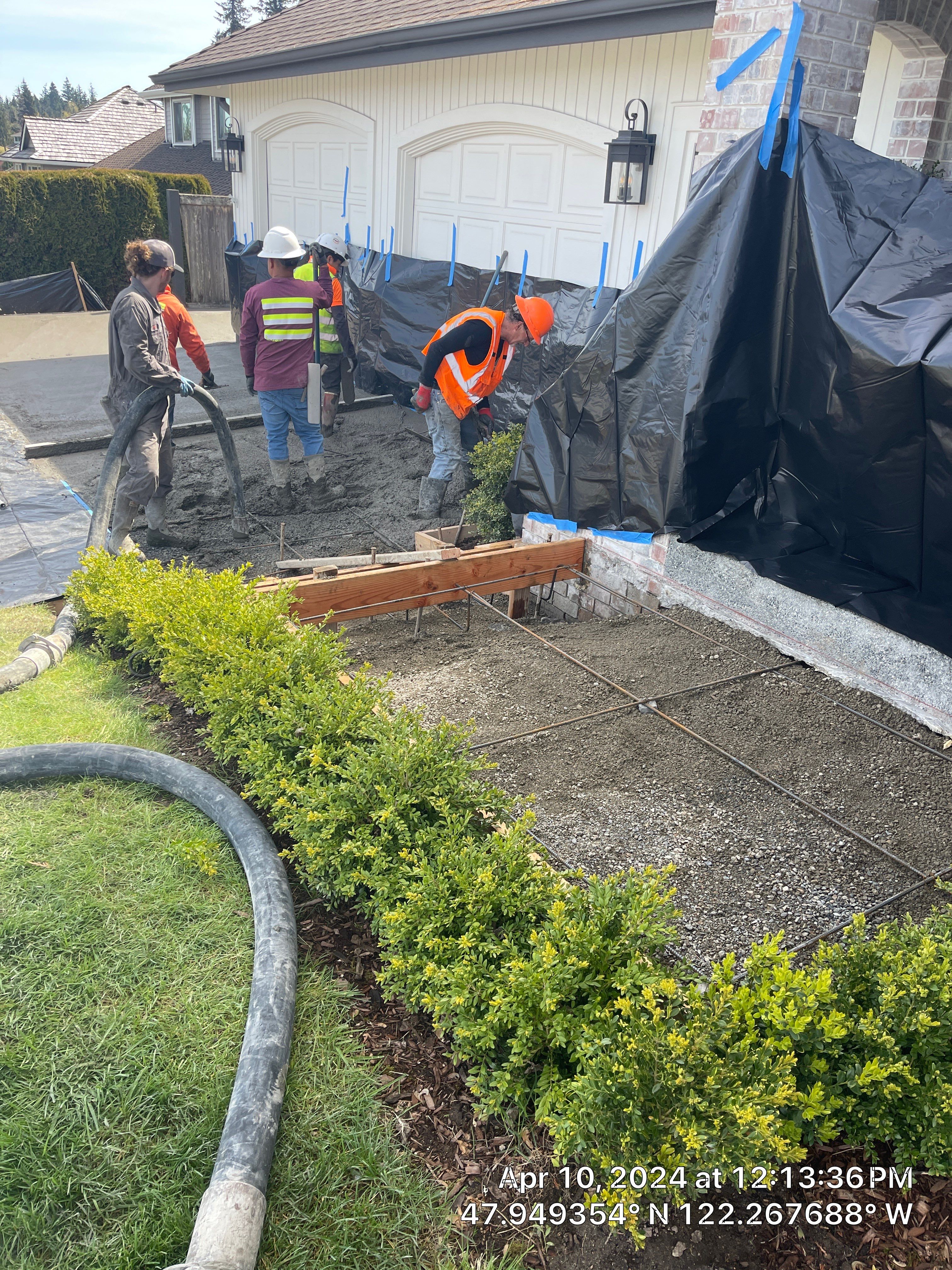 John | Stamped Concrete Driveway Makeover by Jireh Asphalt & Concrete Inc 