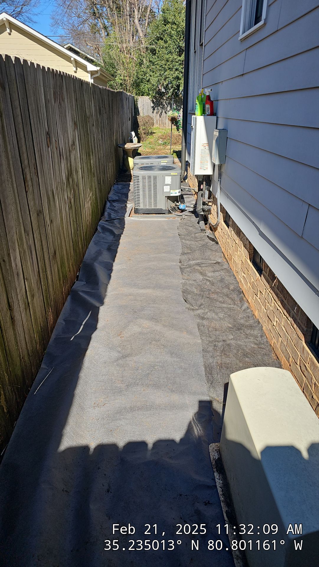 Residential Landscape Project by Carolina-Metro Landscape, Inc