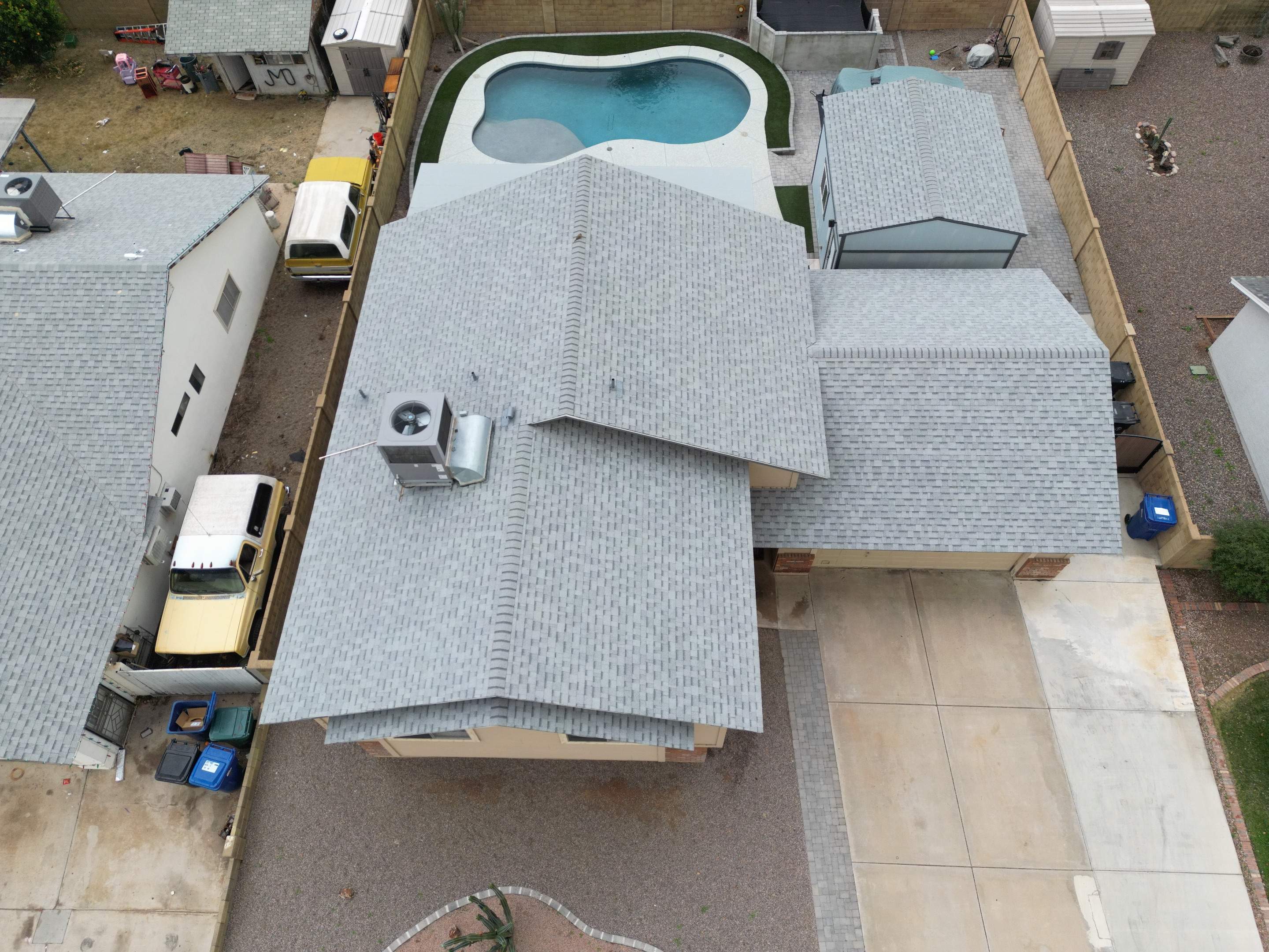 Anne's Full Re-Roof + Shed by All Storm Roofing & Construction
