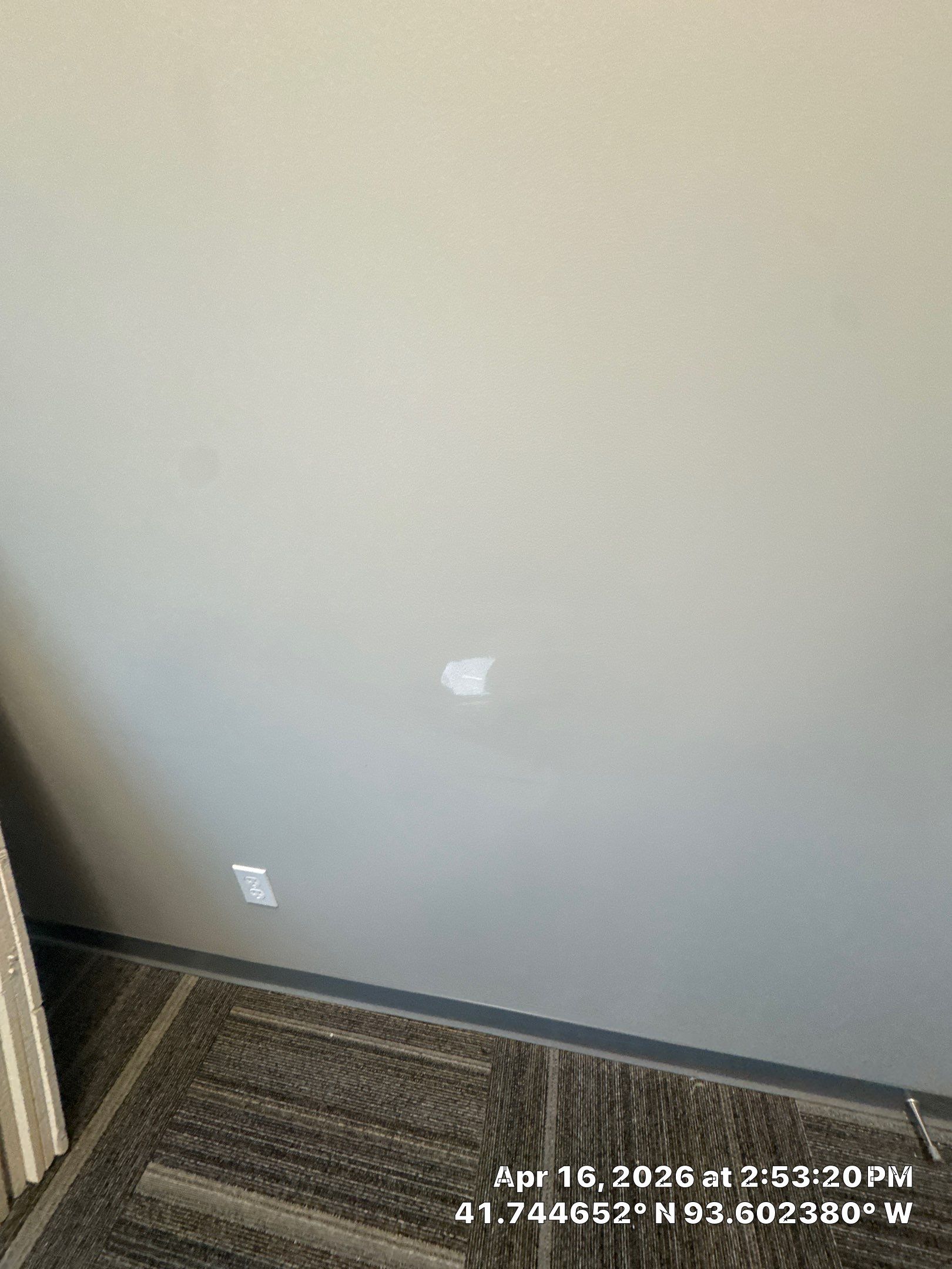 Commercial Interior Touchup after drywall work completed by Midwest Paint LLC